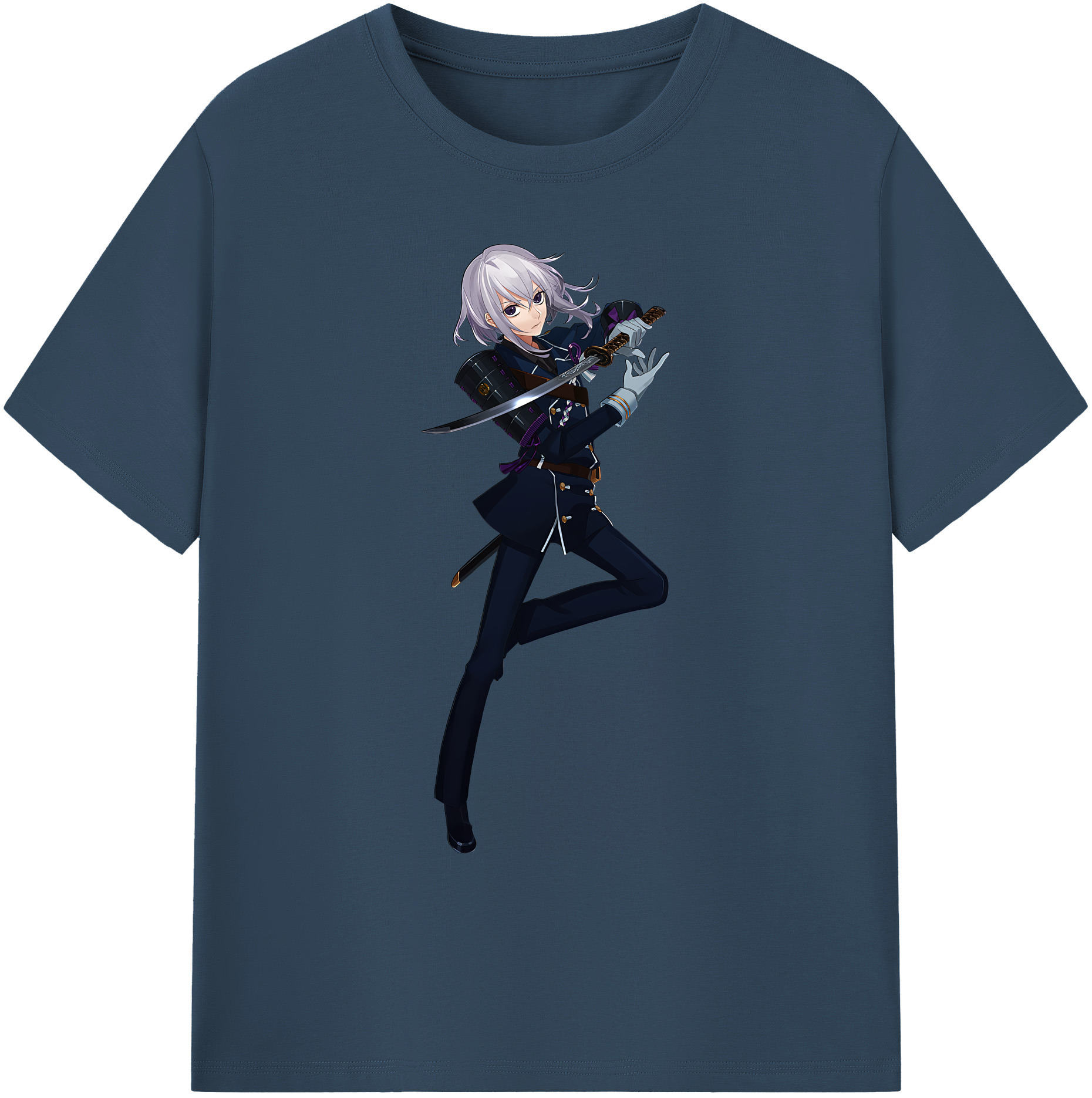 （画像用） 刀剣乱舞 Touken Ranbu 綿100％ メンズ半袖Tシャツ｜肌触りやわらか＆通気性