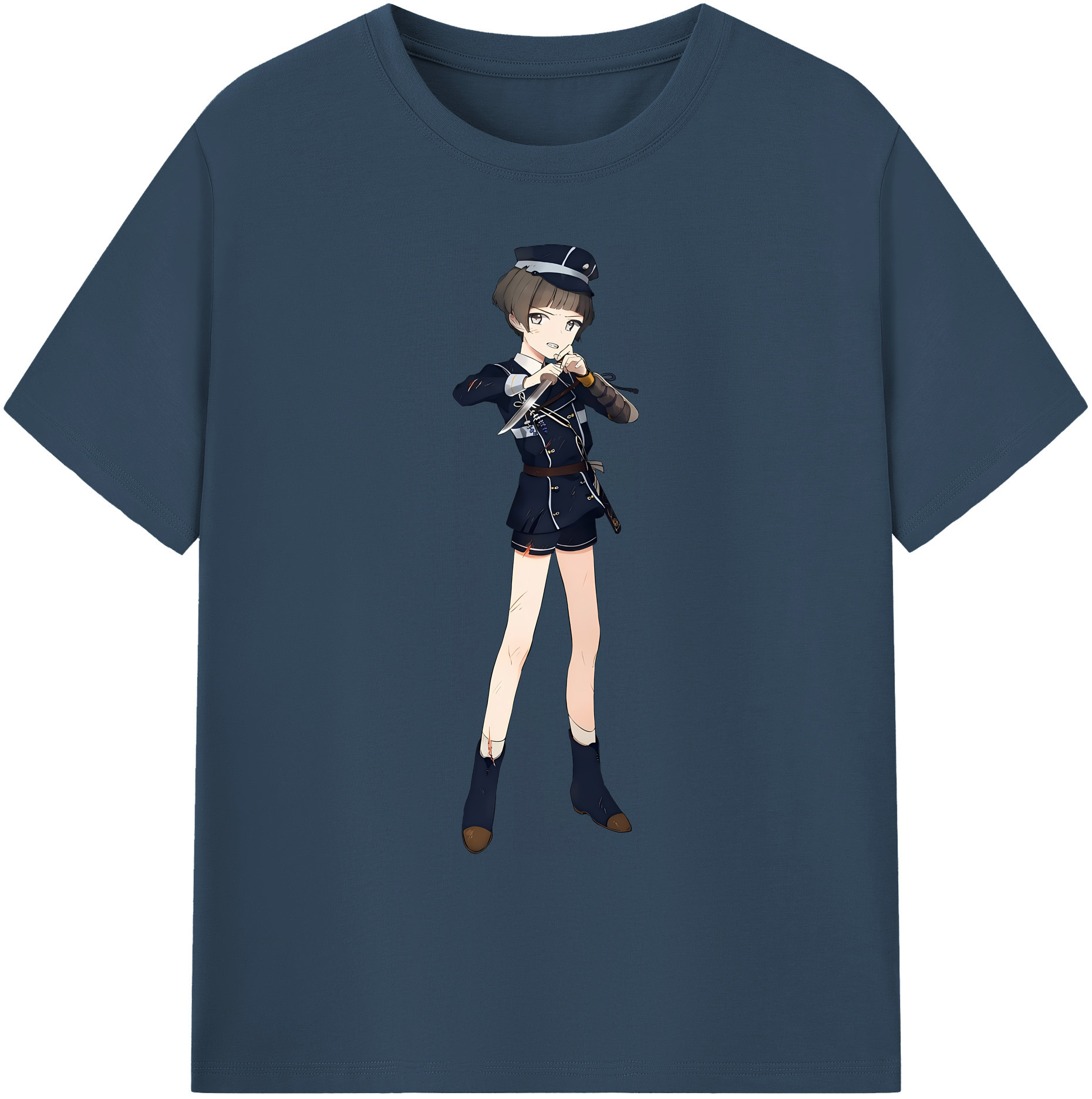 （画像用） 刀剣乱舞 Touken Ranbu 綿100％ メンズ半袖Tシャツ｜肌触りやわらか＆通気性