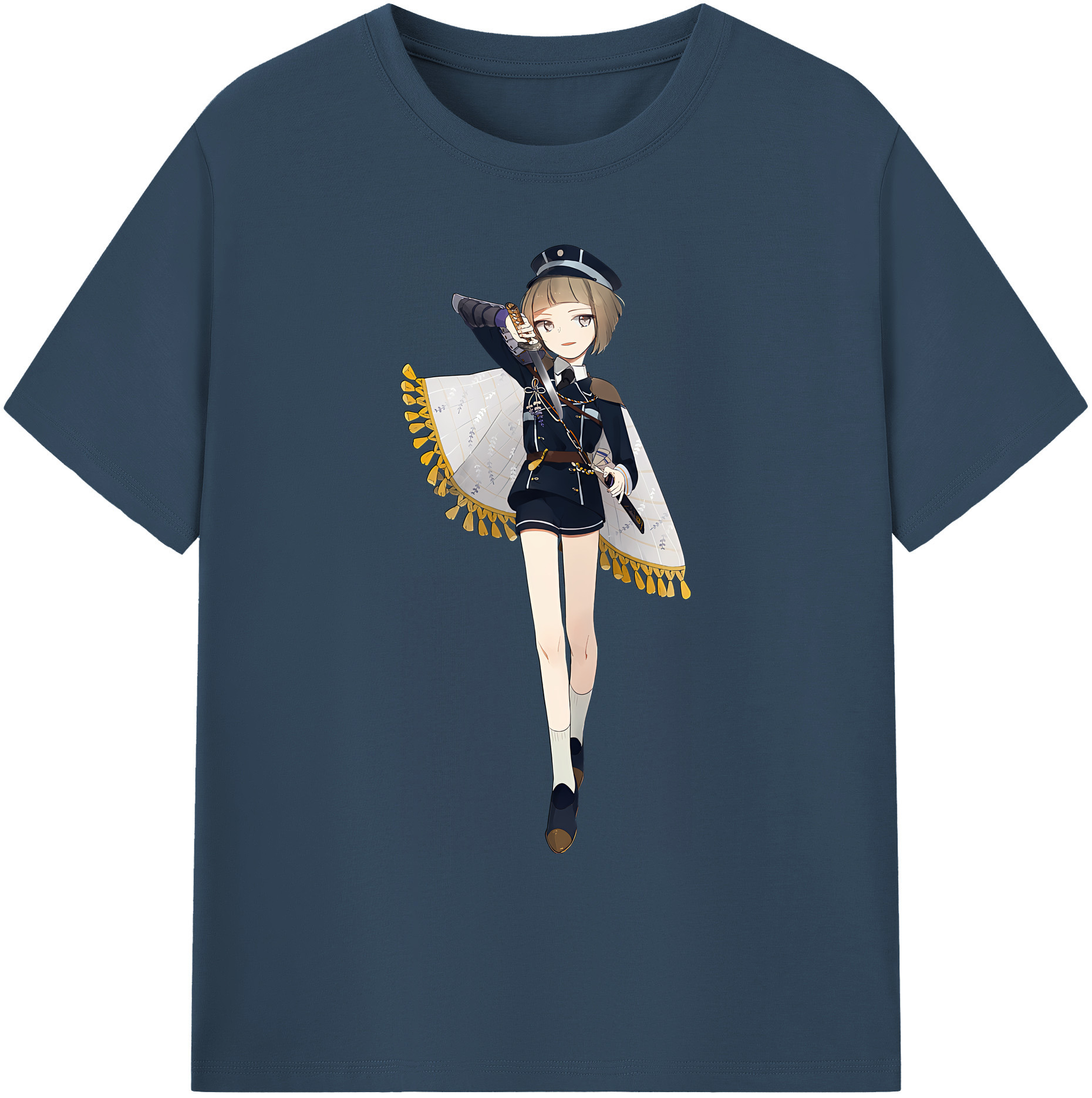 （画像用） 刀剣乱舞 Touken Ranbu 綿100％ メンズ半袖Tシャツ｜肌触りやわらか＆通気性