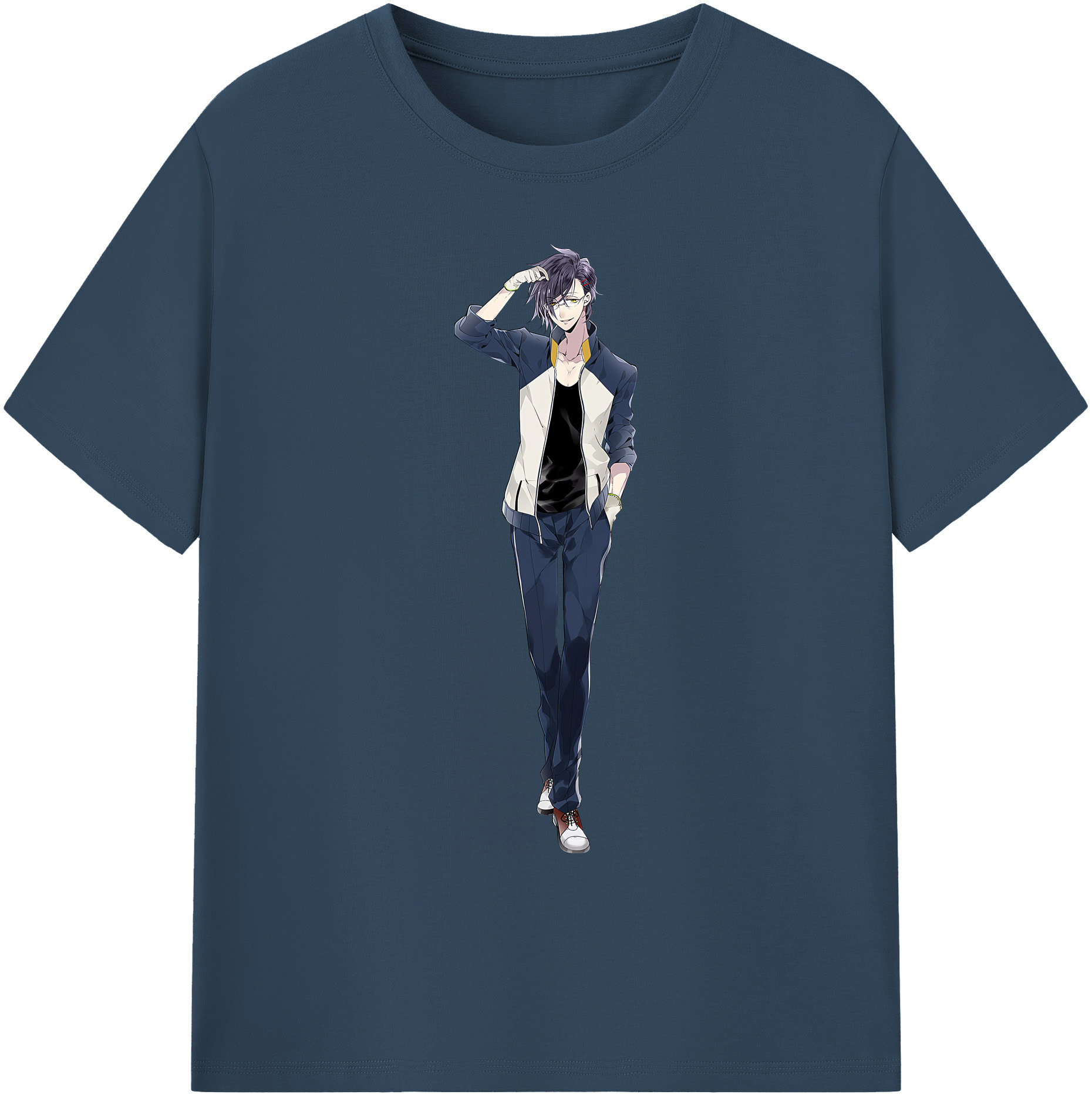 （画像用） 刀剣乱舞 Touken Ranbu 綿100％ メンズ半袖Tシャツ｜肌触りやわらか＆通気性