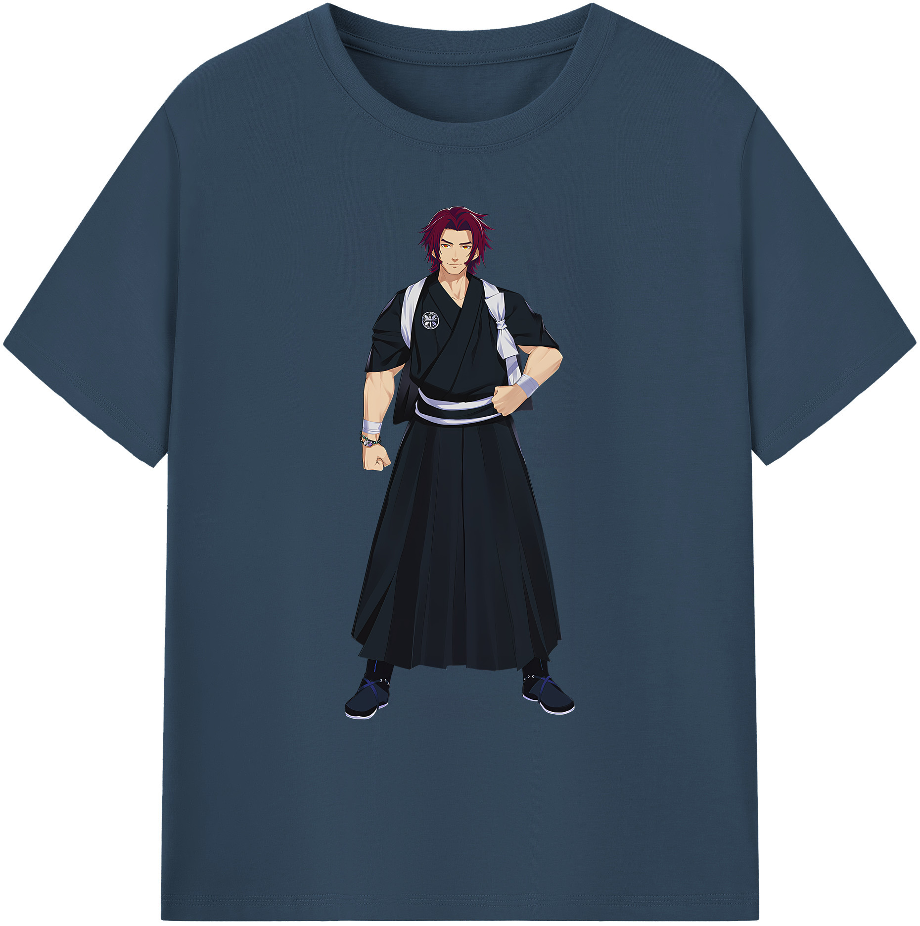 （画像用） 刀剣乱舞 Touken Ranbu 綿100％ メンズ半袖Tシャツ｜肌触りやわらか＆通気性