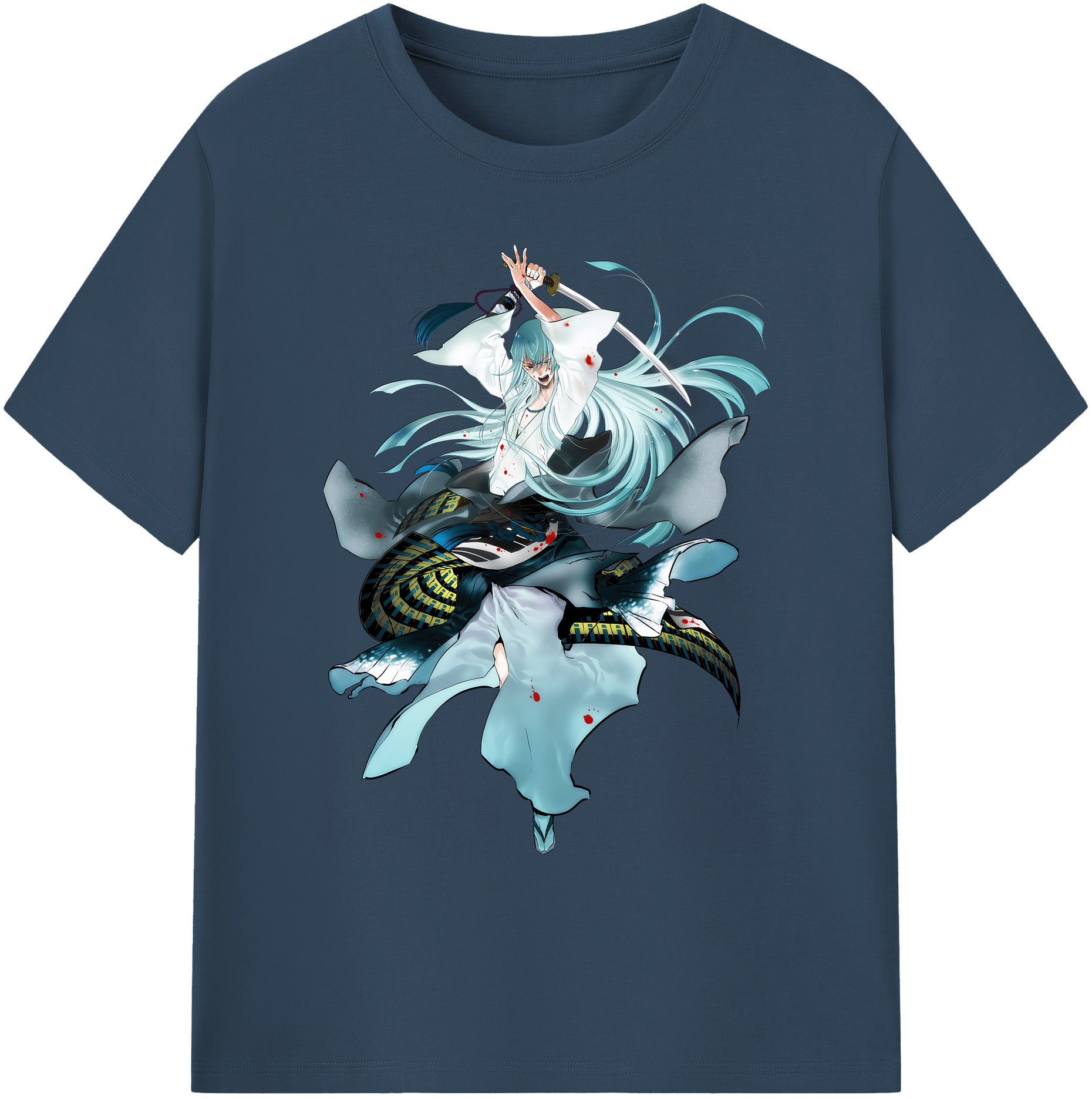 （画像用） 刀剣乱舞 Touken Ranbu 綿100％ メンズ半袖Tシャツ｜肌触りやわらか＆通気性