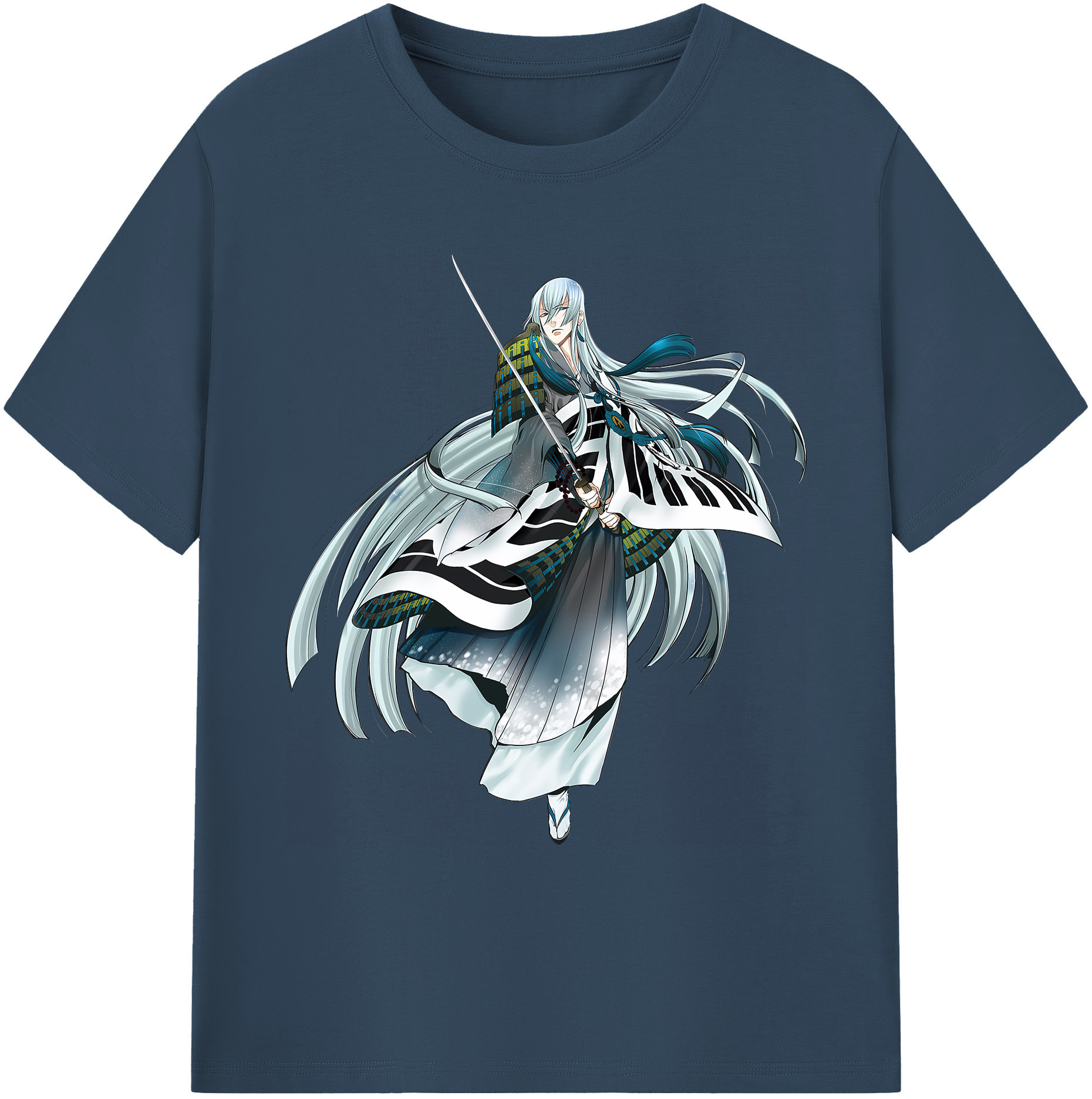 （画像用） 刀剣乱舞 Touken Ranbu 綿100％ メンズ半袖Tシャツ｜肌触りやわらか＆通気性