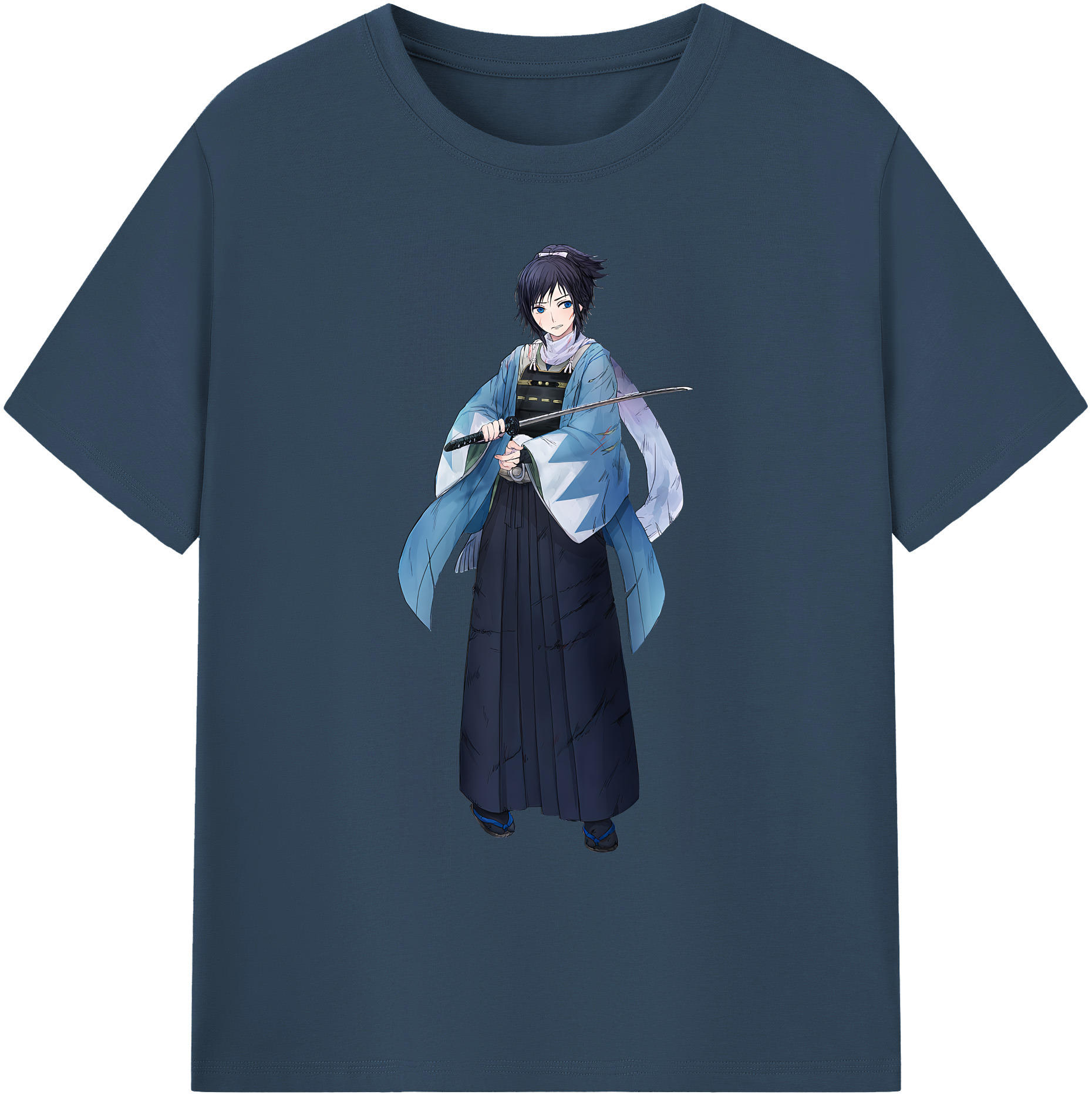 （画像用） 刀剣乱舞 Touken Ranbu 綿100％ メンズ半袖Tシャツ｜肌触りやわらか＆通気性