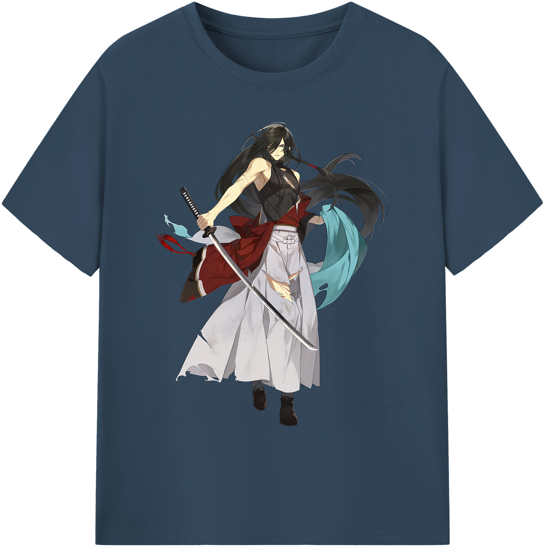 （画像用） 刀剣乱舞 Touken Ranbu 綿100％ メンズ半袖Tシャツ｜肌触りやわらか＆通気性