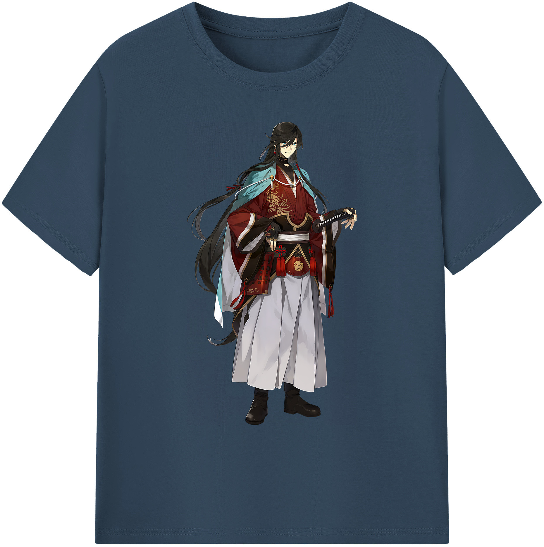 （画像用） 刀剣乱舞 Touken Ranbu 綿100％ メンズ半袖Tシャツ｜肌触りやわらか＆通気性