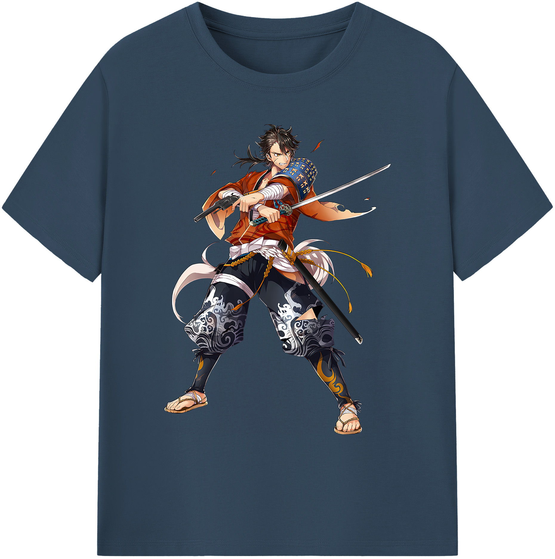 （画像用） 刀剣乱舞 Touken Ranbu 綿100％ メンズ半袖Tシャツ｜肌触りやわらか＆通気性