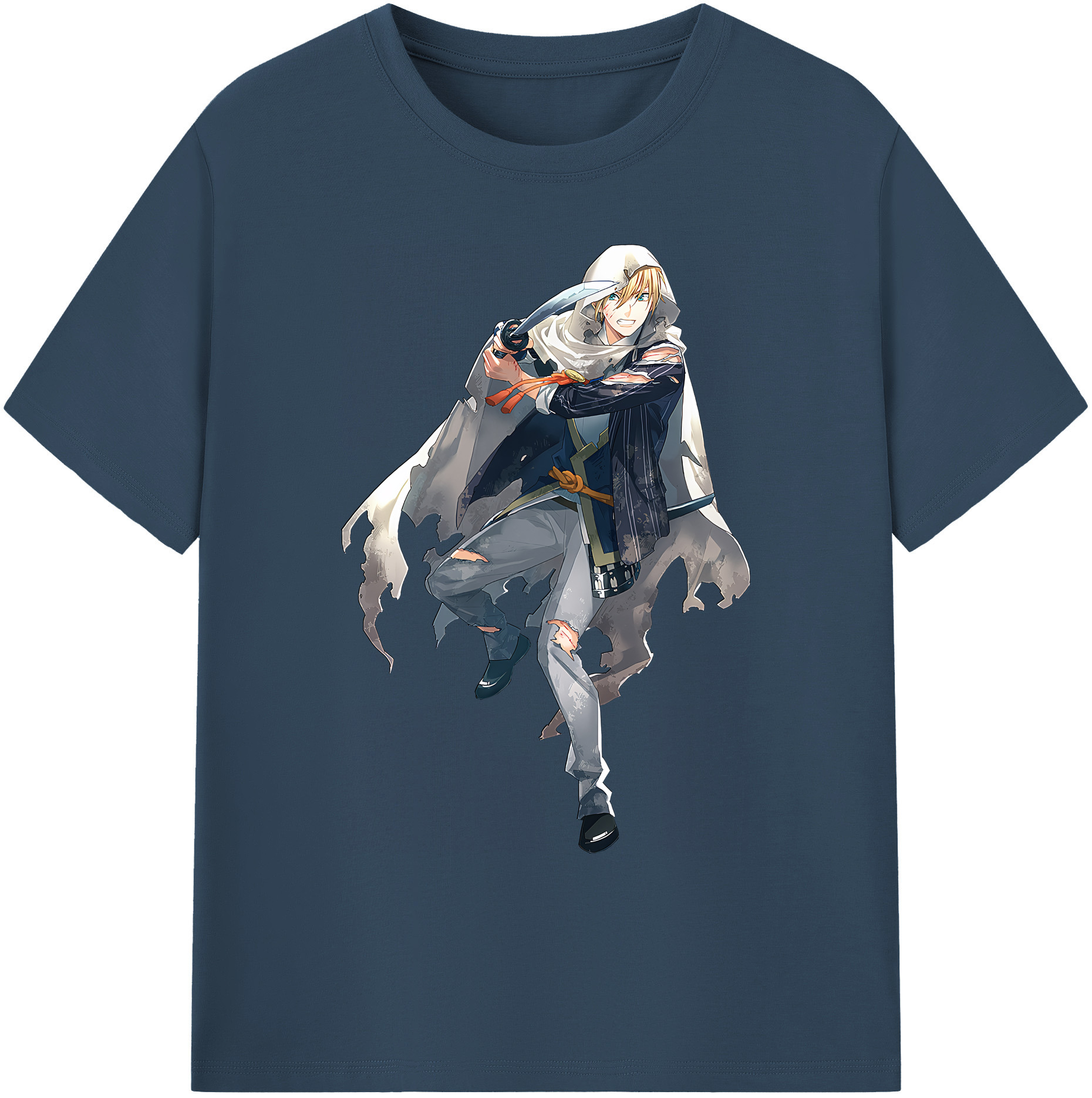 （画像用） 刀剣乱舞 Touken Ranbu 綿100％ メンズ半袖Tシャツ｜肌触りやわらか＆通気性
