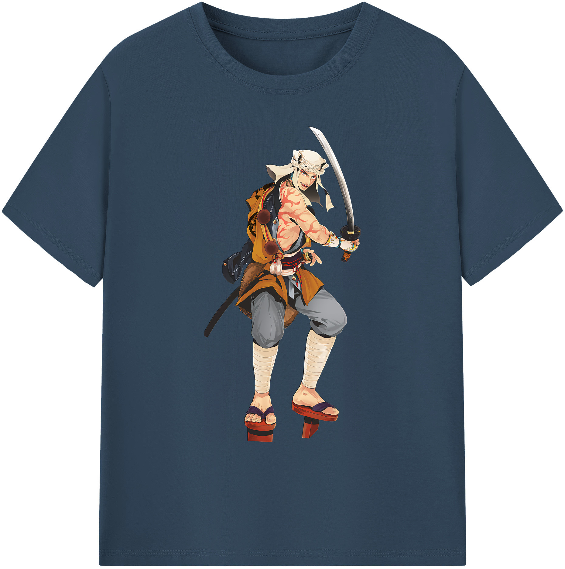 （画像用） 刀剣乱舞 Touken Ranbu 綿100％ メンズ半袖Tシャツ｜肌触りやわらか＆通気性