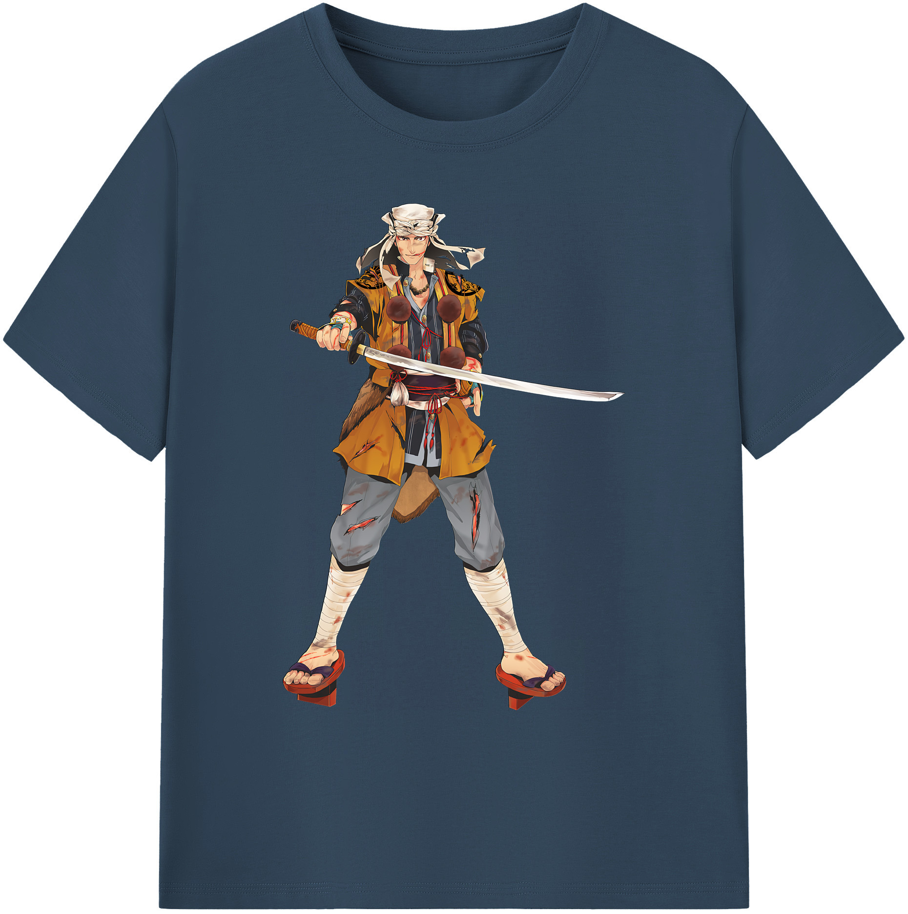（画像用） 刀剣乱舞 Touken Ranbu 綿100％ メンズ半袖Tシャツ｜肌触りやわらか＆通気性