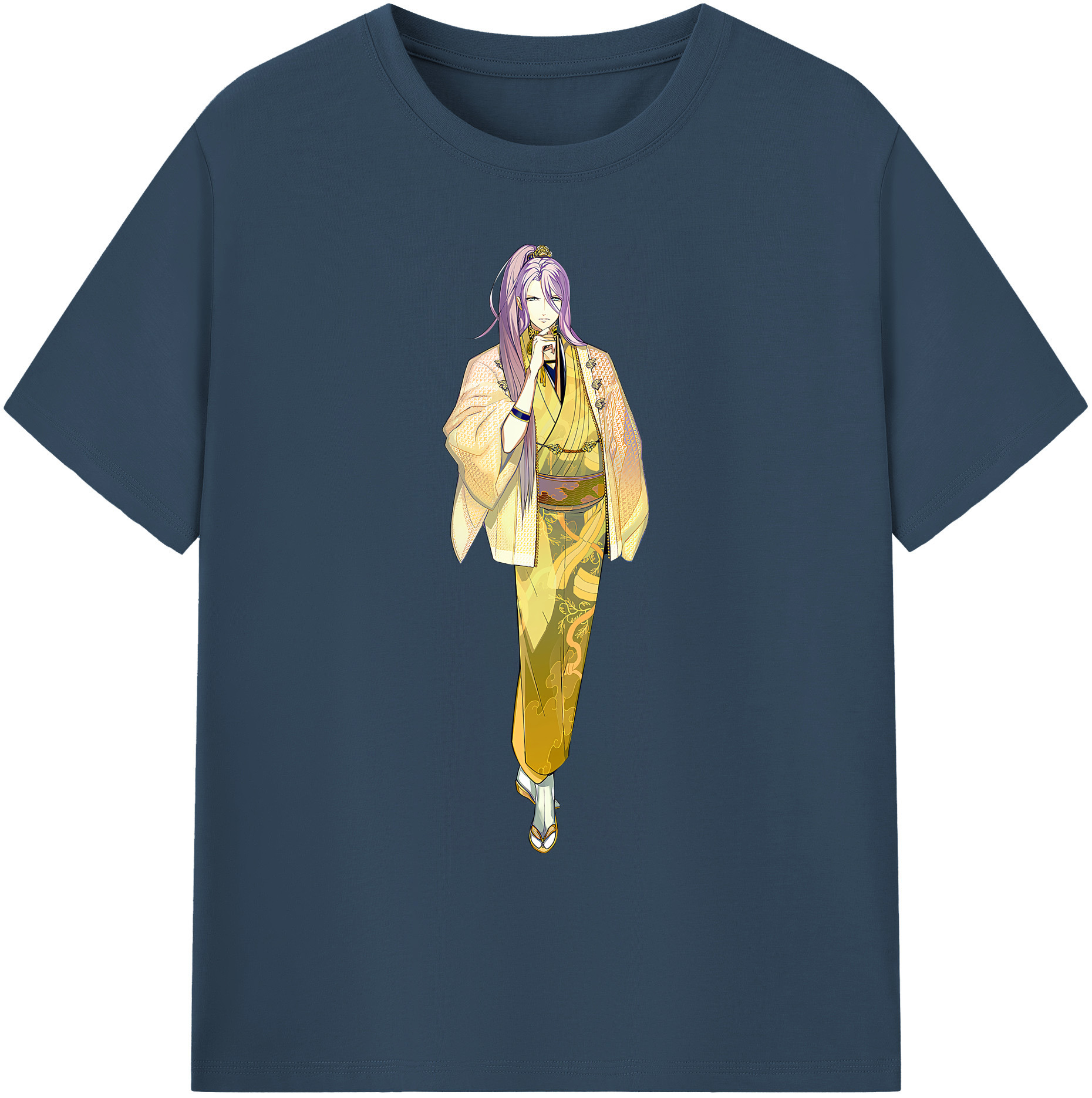 （画像用） 刀剣乱舞 Touken Ranbu 綿100％ メンズ半袖Tシャツ｜肌触りやわらか＆通気性