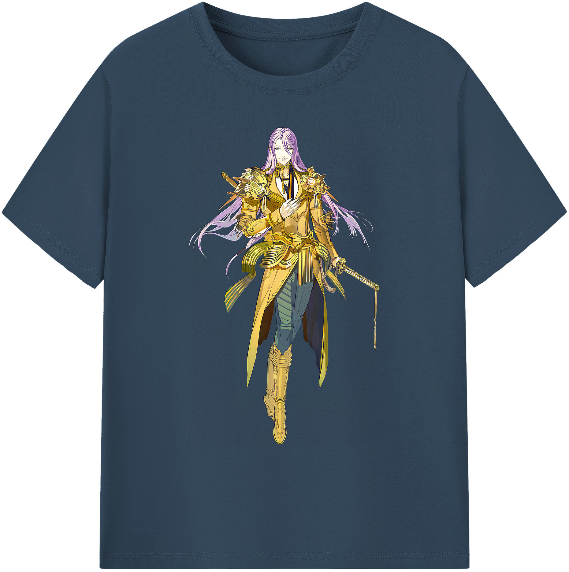 （画像用） 刀剣乱舞 Touken Ranbu 綿100％ メンズ半袖Tシャツ｜肌触りやわらか＆通気性