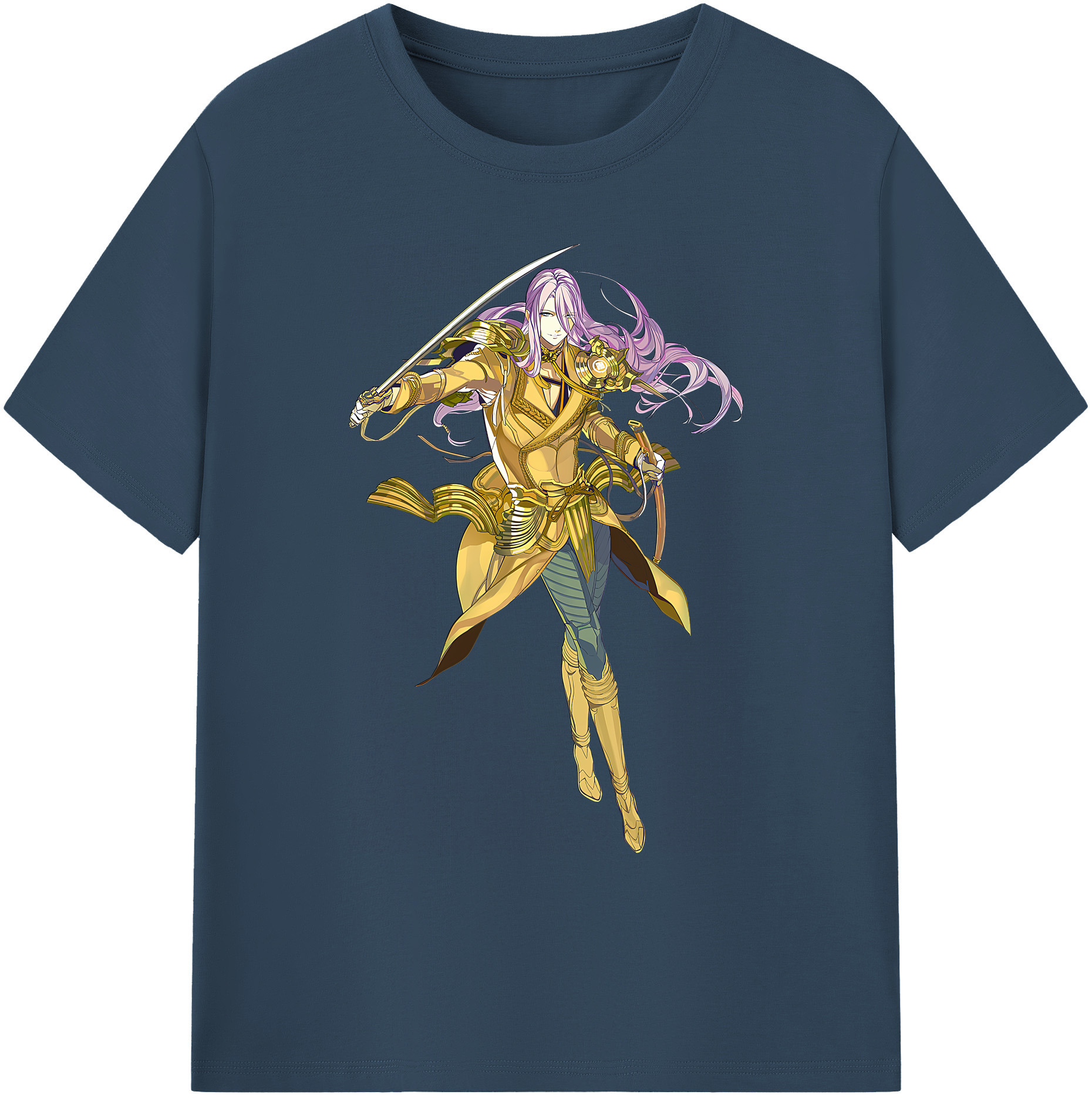 （画像用） 刀剣乱舞 Touken Ranbu 綿100％ メンズ半袖Tシャツ｜肌触りやわらか＆通気性