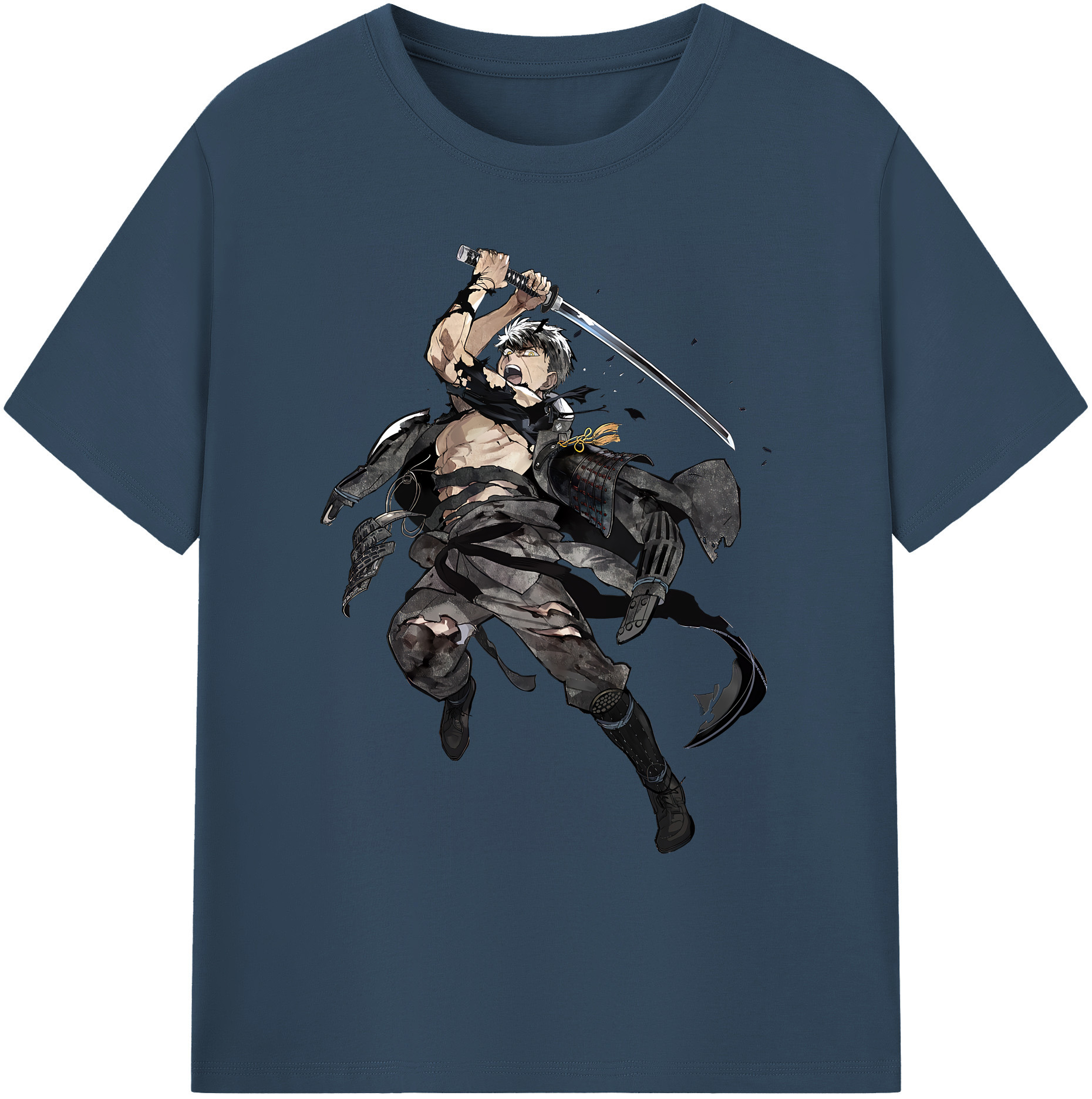 （画像用） 刀剣乱舞 Touken Ranbu 綿100％ メンズ半袖Tシャツ｜肌触りやわらか＆通気性