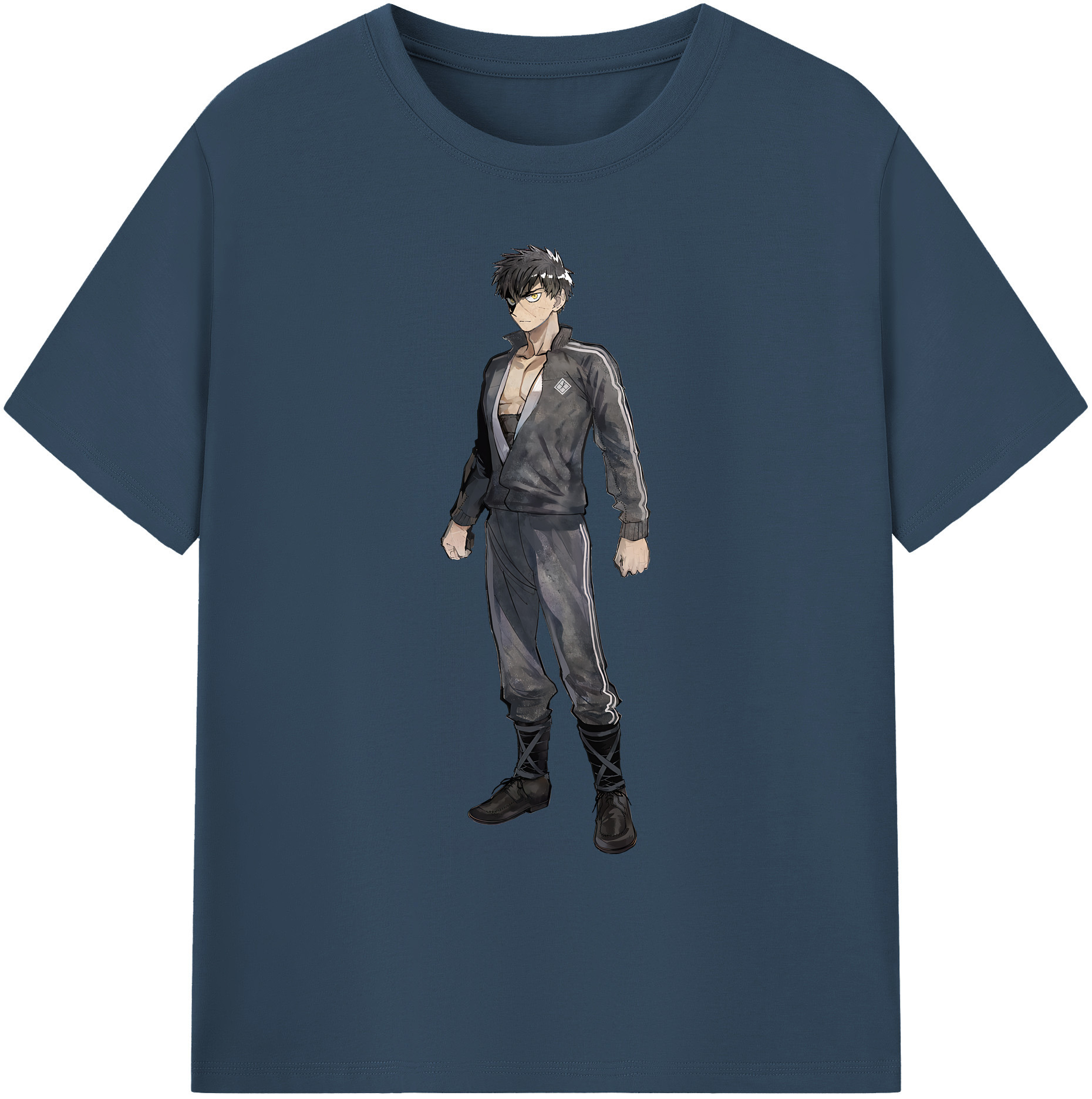 （画像用） 刀剣乱舞 Touken Ranbu 綿100％ メンズ半袖Tシャツ｜肌触りやわらか＆通気性