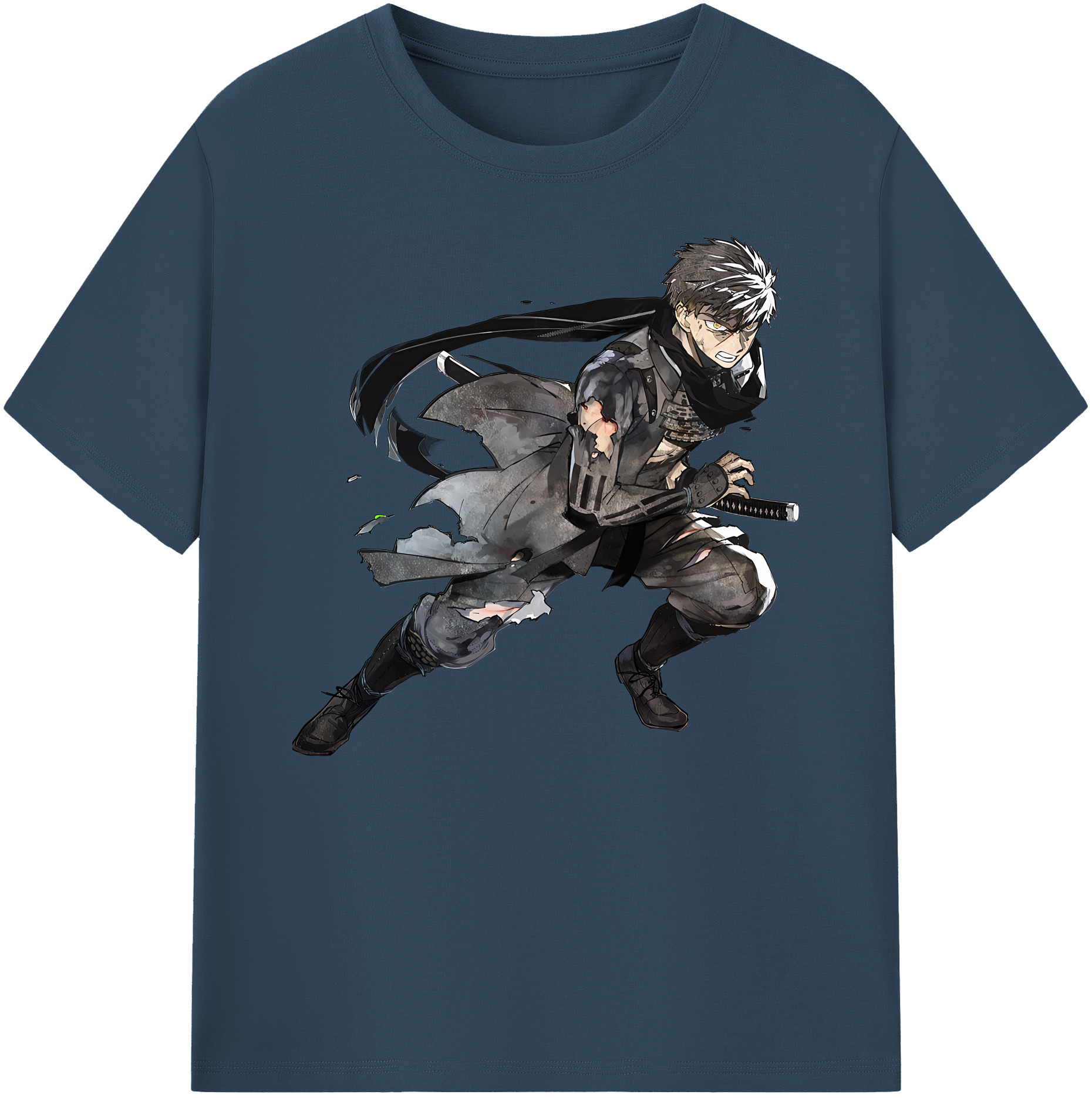 （画像用） 刀剣乱舞 Touken Ranbu 綿100％ メンズ半袖Tシャツ｜肌触りやわらか＆通気性