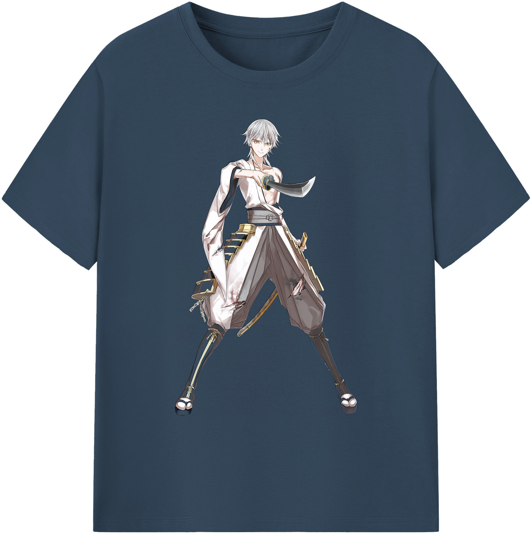 （画像用） 刀剣乱舞 Touken Ranbu 綿100％ メンズ半袖Tシャツ｜肌触りやわらか＆通気性