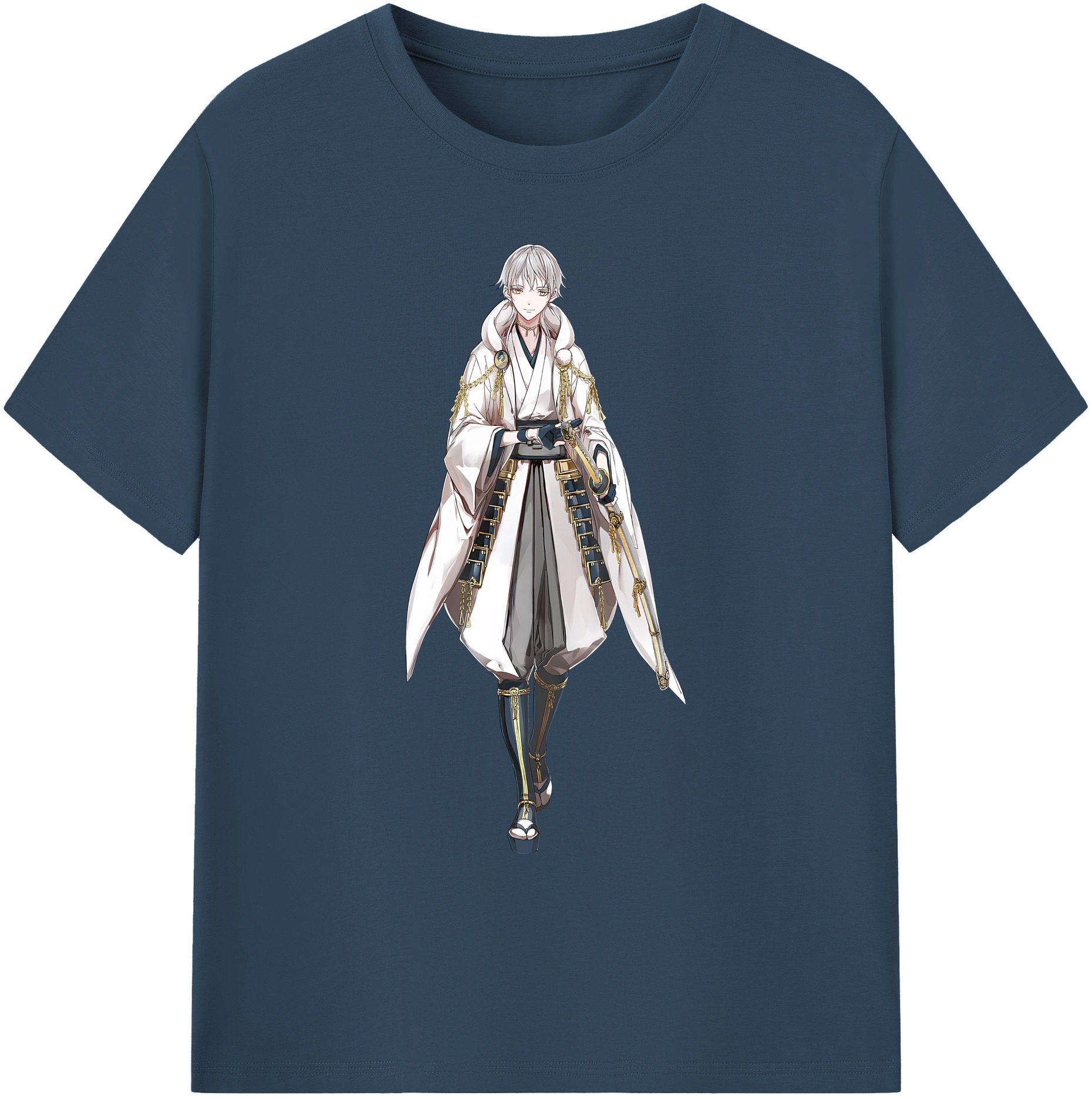 （画像用） 刀剣乱舞 Touken Ranbu 綿100％ メンズ半袖Tシャツ｜肌触りやわらか＆通気性