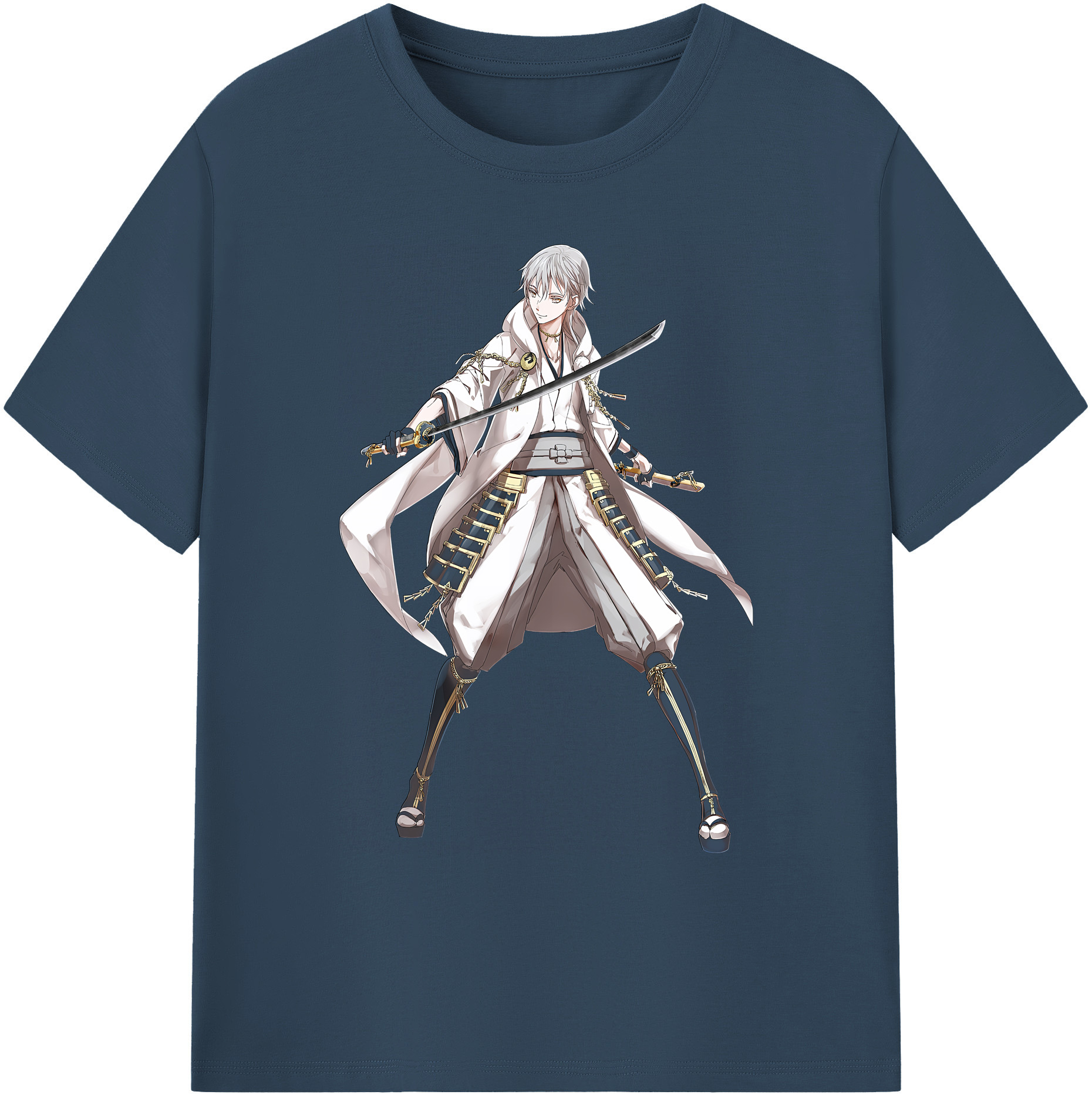 （画像用） 刀剣乱舞 Touken Ranbu 綿100％ メンズ半袖Tシャツ｜肌触りやわらか＆通気性