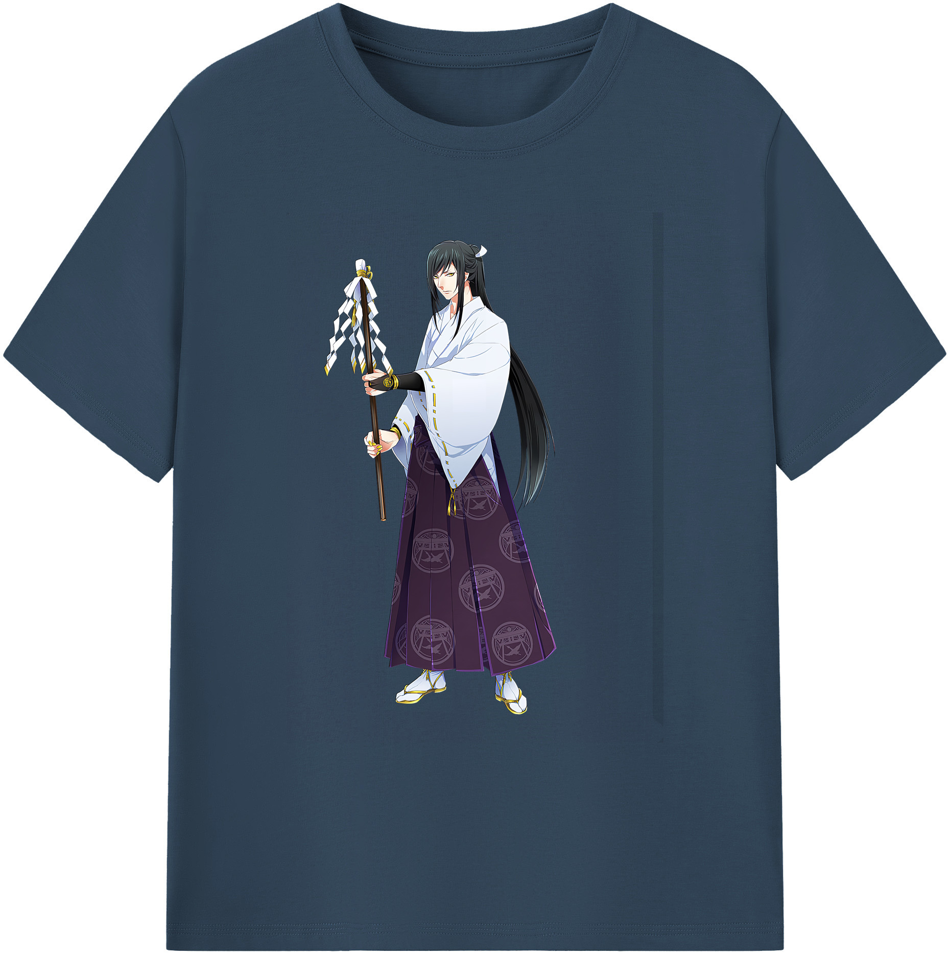 （画像用） 刀剣乱舞 Touken Ranbu 綿100％ メンズ半袖Tシャツ｜肌触りやわらか＆通気性