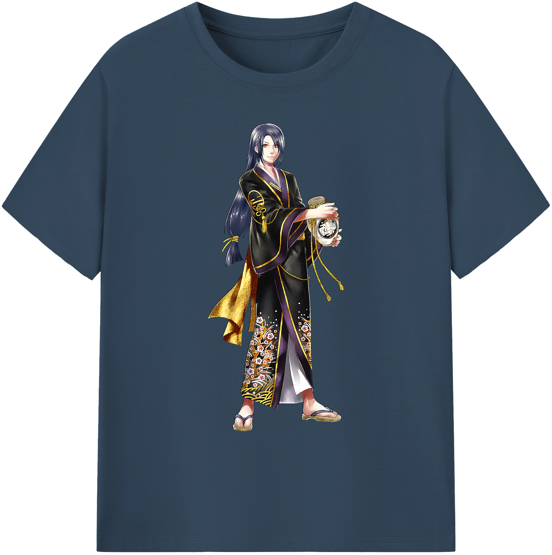 （画像用） 刀剣乱舞 Touken Ranbu 綿100％ メンズ半袖Tシャツ｜肌触りやわらか＆通気性