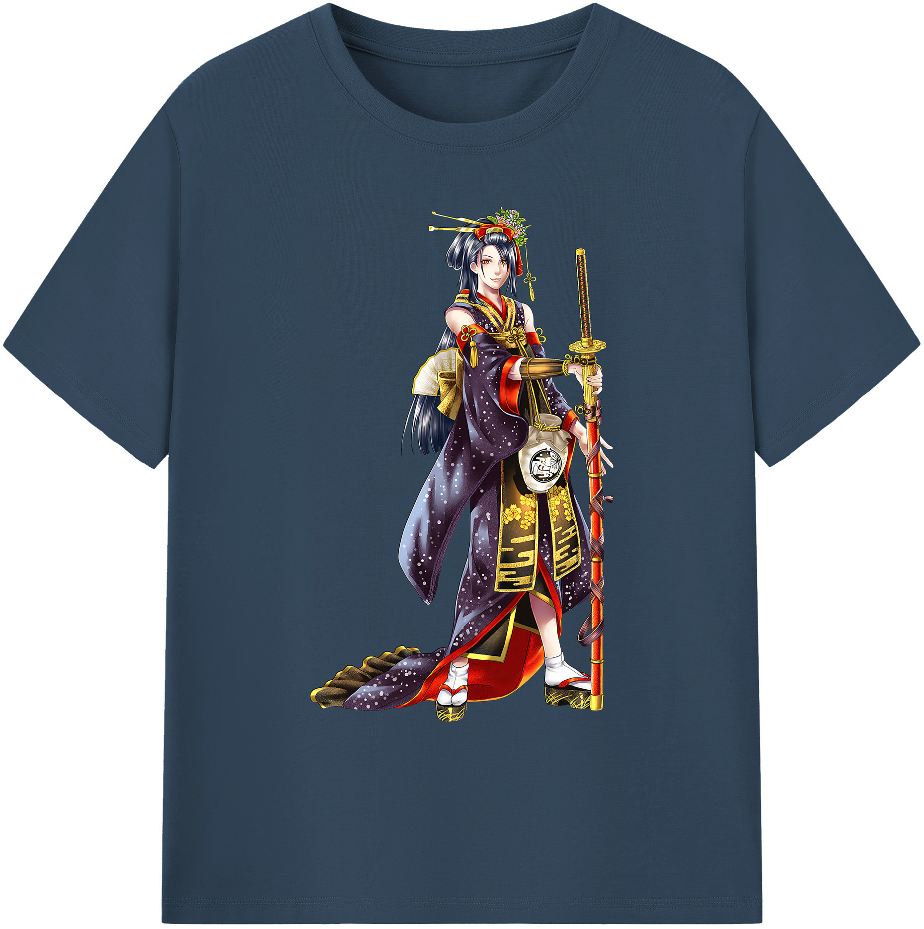 （画像用） 刀剣乱舞 Touken Ranbu 綿100％ メンズ半袖Tシャツ｜肌触りやわらか＆通気性