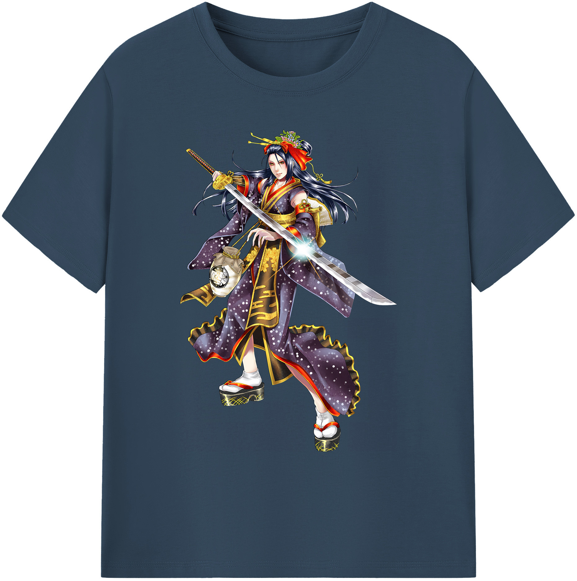 （画像用） 刀剣乱舞 Touken Ranbu 綿100％ メンズ半袖Tシャツ｜肌触りやわらか＆通気性