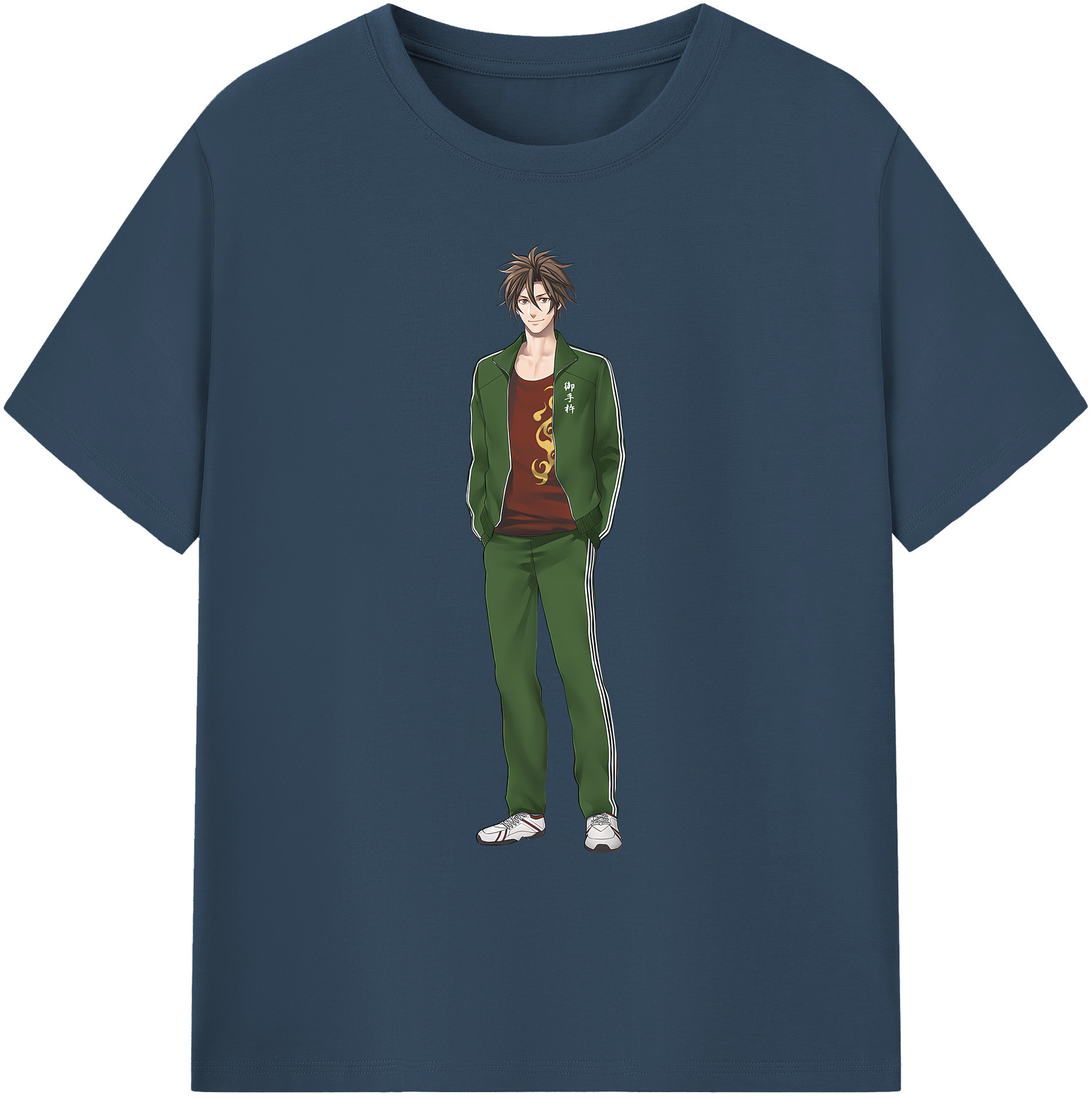 （画像用） 刀剣乱舞 Touken Ranbu 綿100％ メンズ半袖Tシャツ｜肌触りやわらか＆通気性