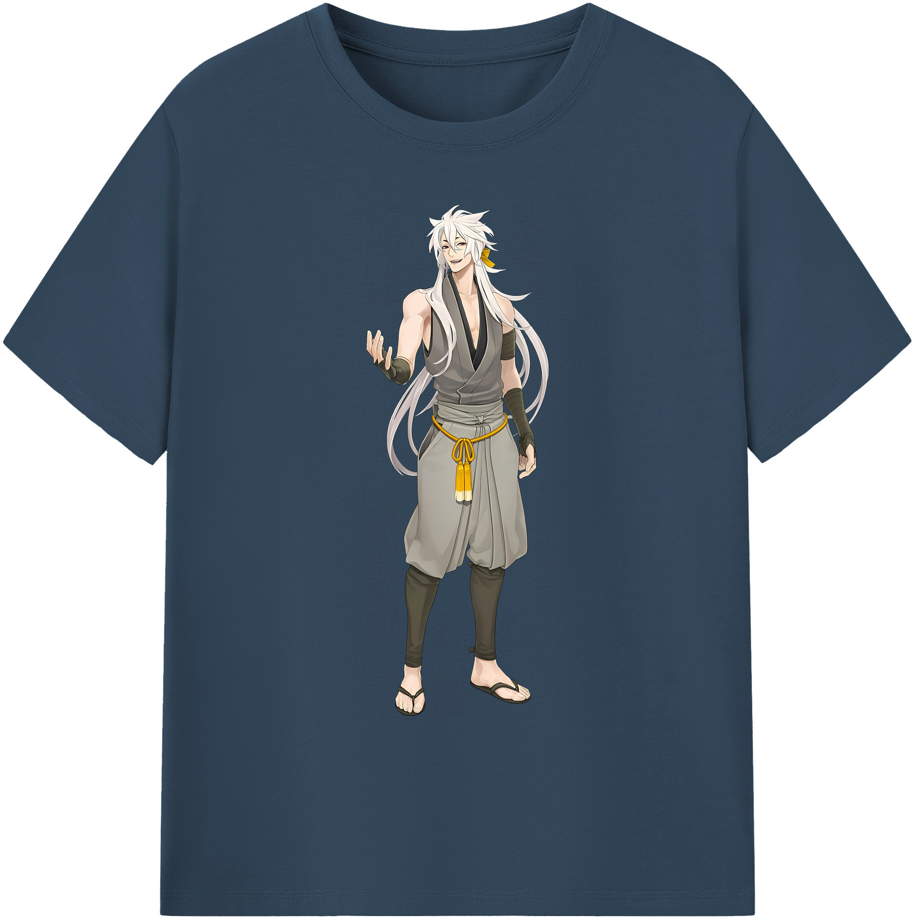 （画像用） 刀剣乱舞 Touken Ranbu 綿100％ メンズ半袖Tシャツ｜肌触りやわらか＆通気性