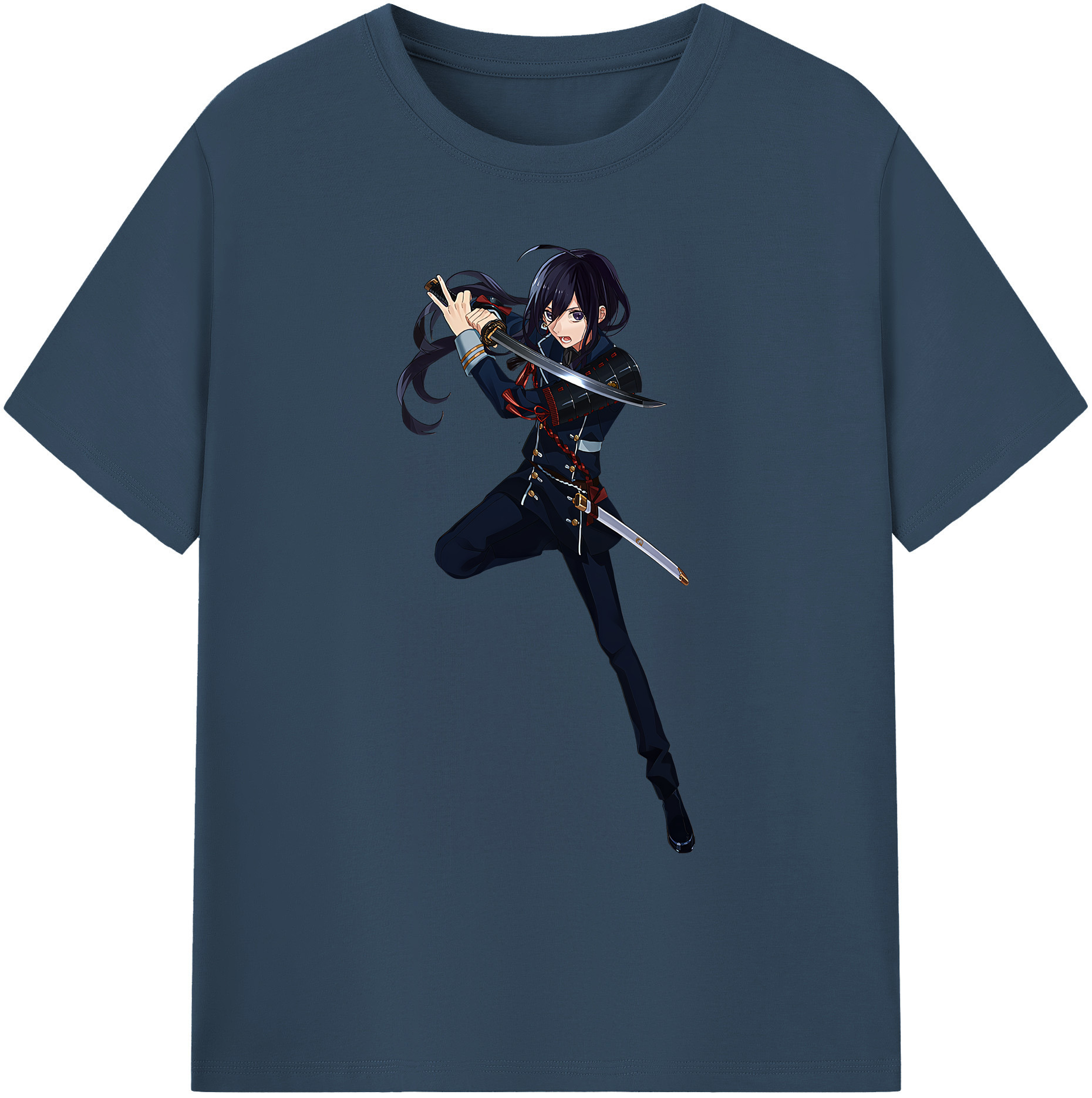（画像用） 刀剣乱舞 Touken Ranbu 綿100％ メンズ半袖Tシャツ｜肌触りやわらか＆通気性