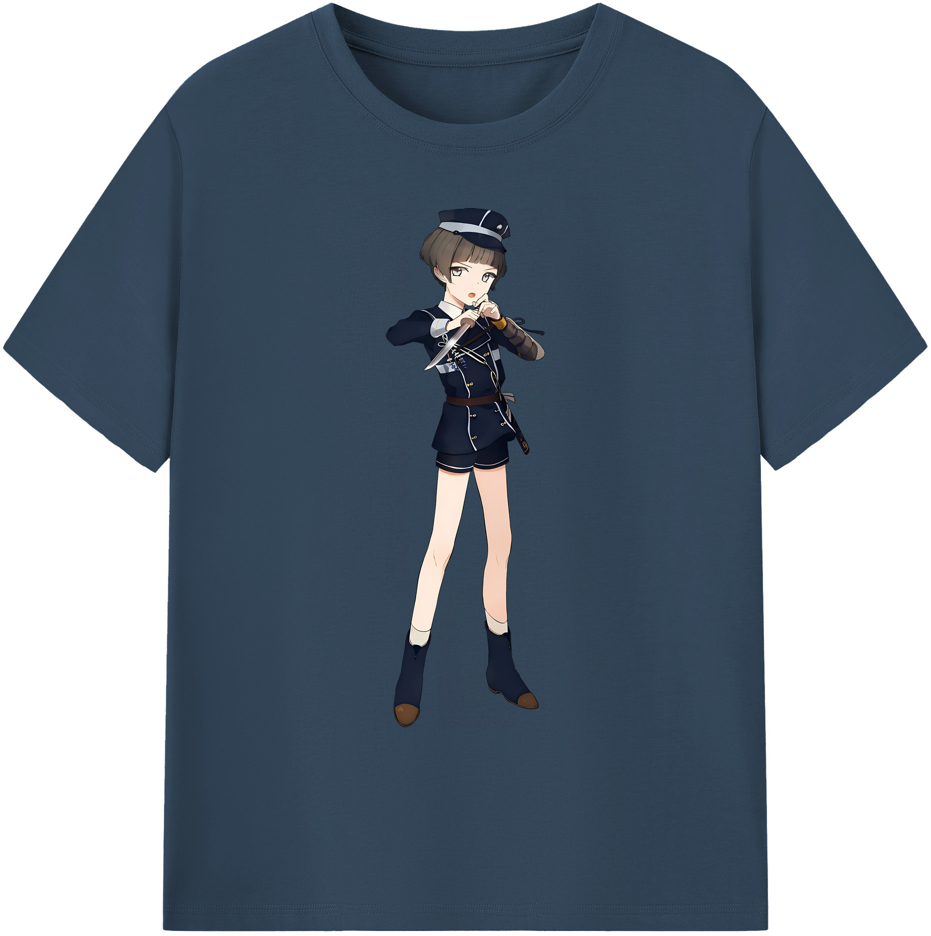 （画像用） 刀剣乱舞 Touken Ranbu 綿100％ メンズ半袖Tシャツ｜肌触りやわらか＆通気性