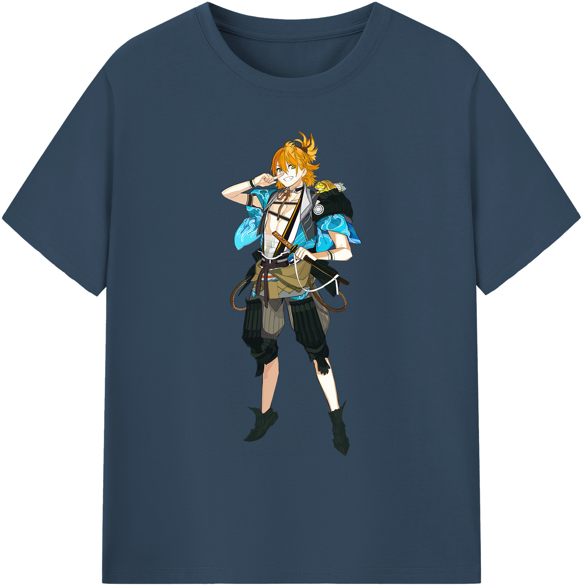 （画像用） 刀剣乱舞 Touken Ranbu 綿100％ メンズ半袖Tシャツ｜肌触りやわらか＆通気性