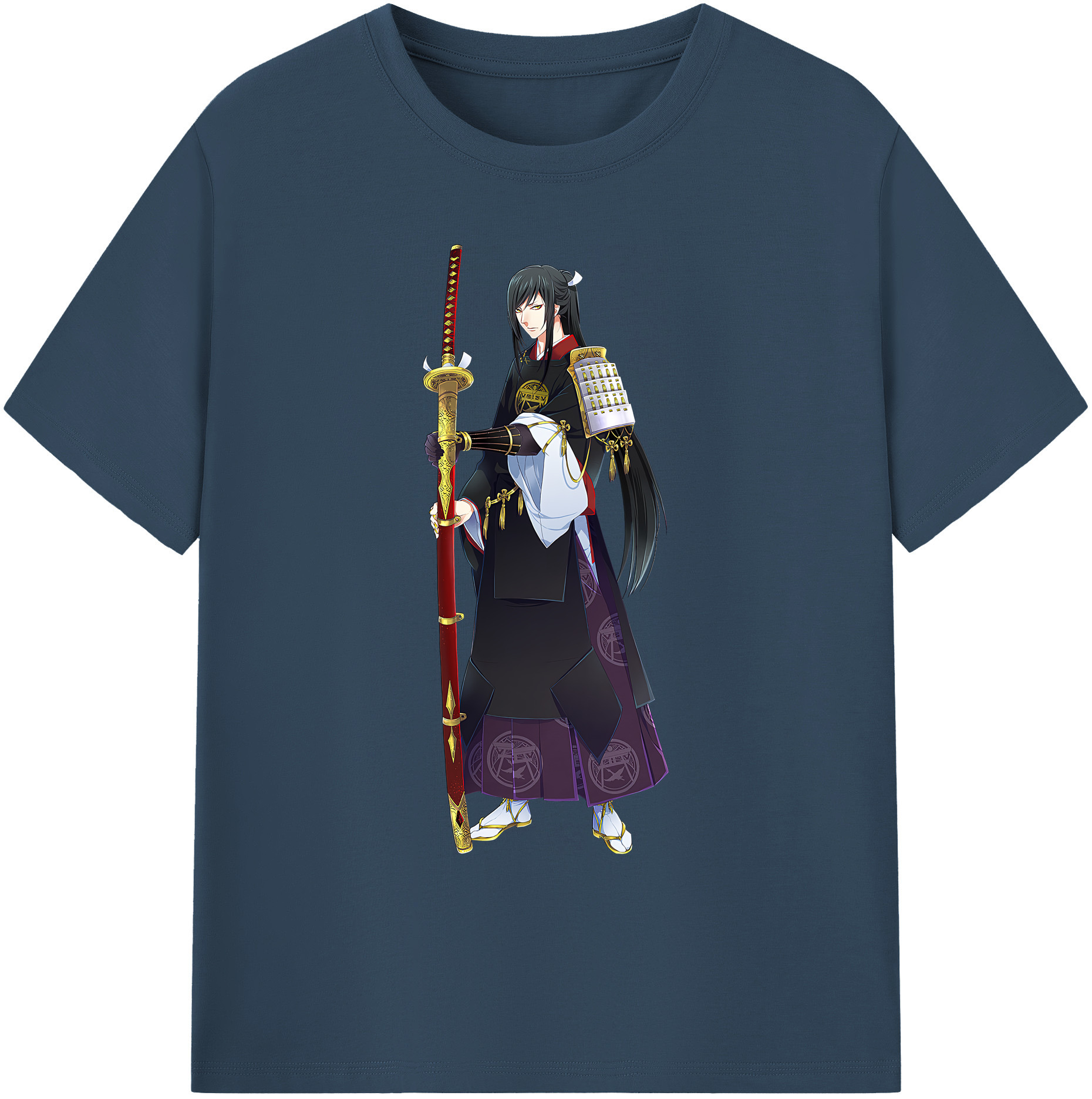 （画像用） 刀剣乱舞 Touken Ranbu 綿100％ メンズ半袖Tシャツ｜肌触りやわらか＆通気性