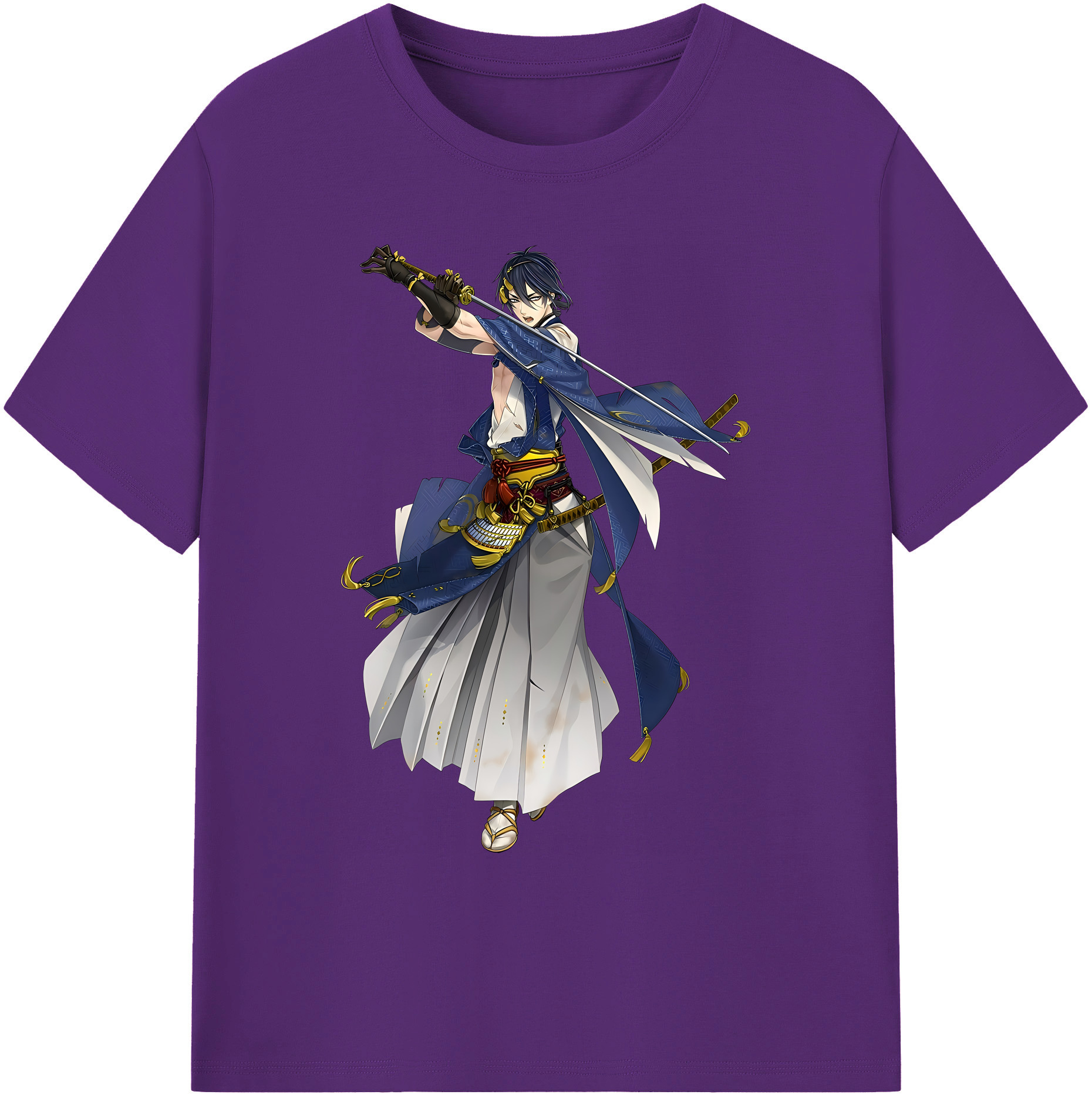 （画像用） 刀剣乱舞 Touken Ranbu 綿100％ メンズ半袖Tシャツ｜肌触りやわらか＆通気性