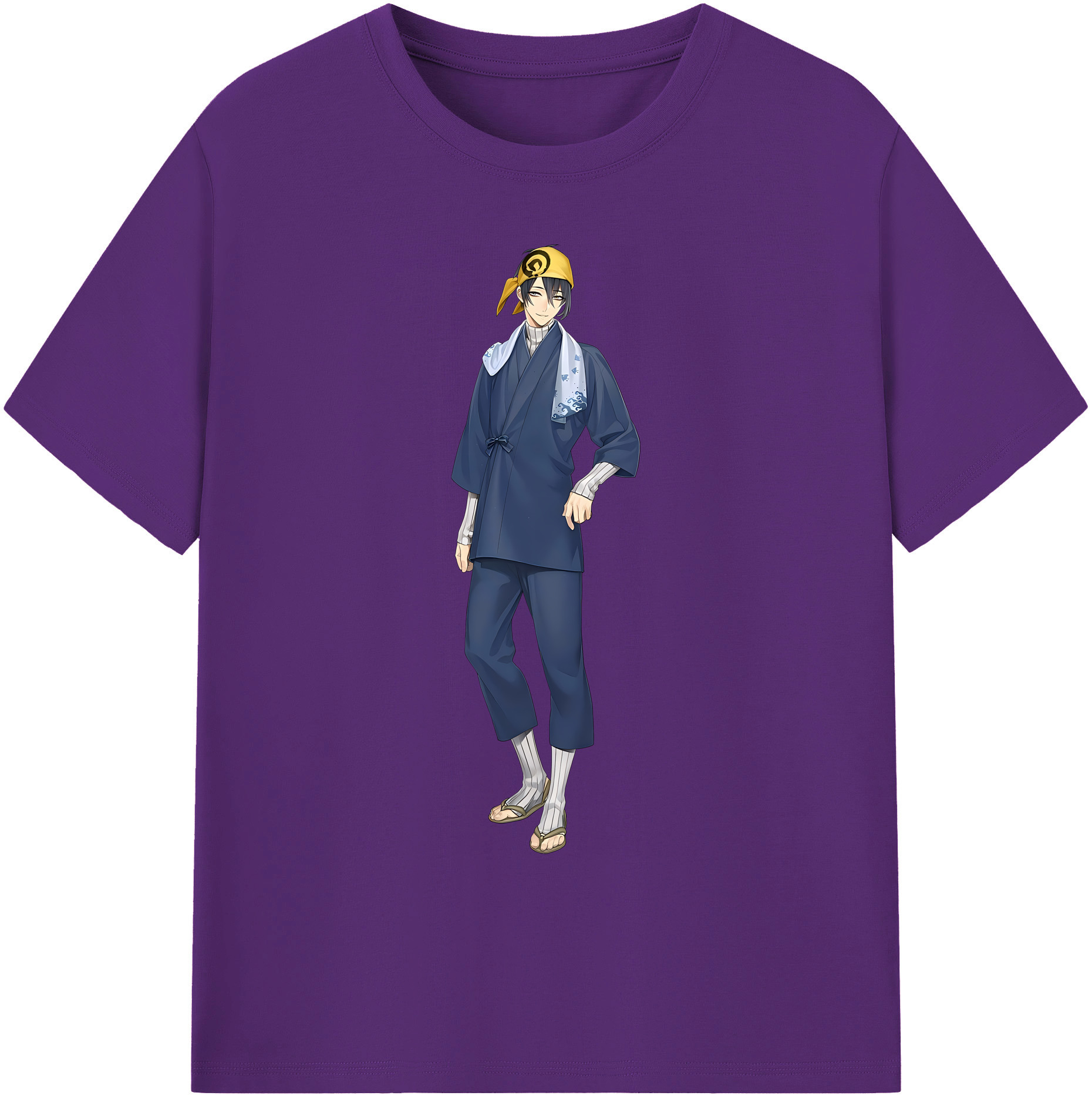 （画像用） 刀剣乱舞 Touken Ranbu 綿100％ メンズ半袖Tシャツ｜肌触りやわらか＆通気性