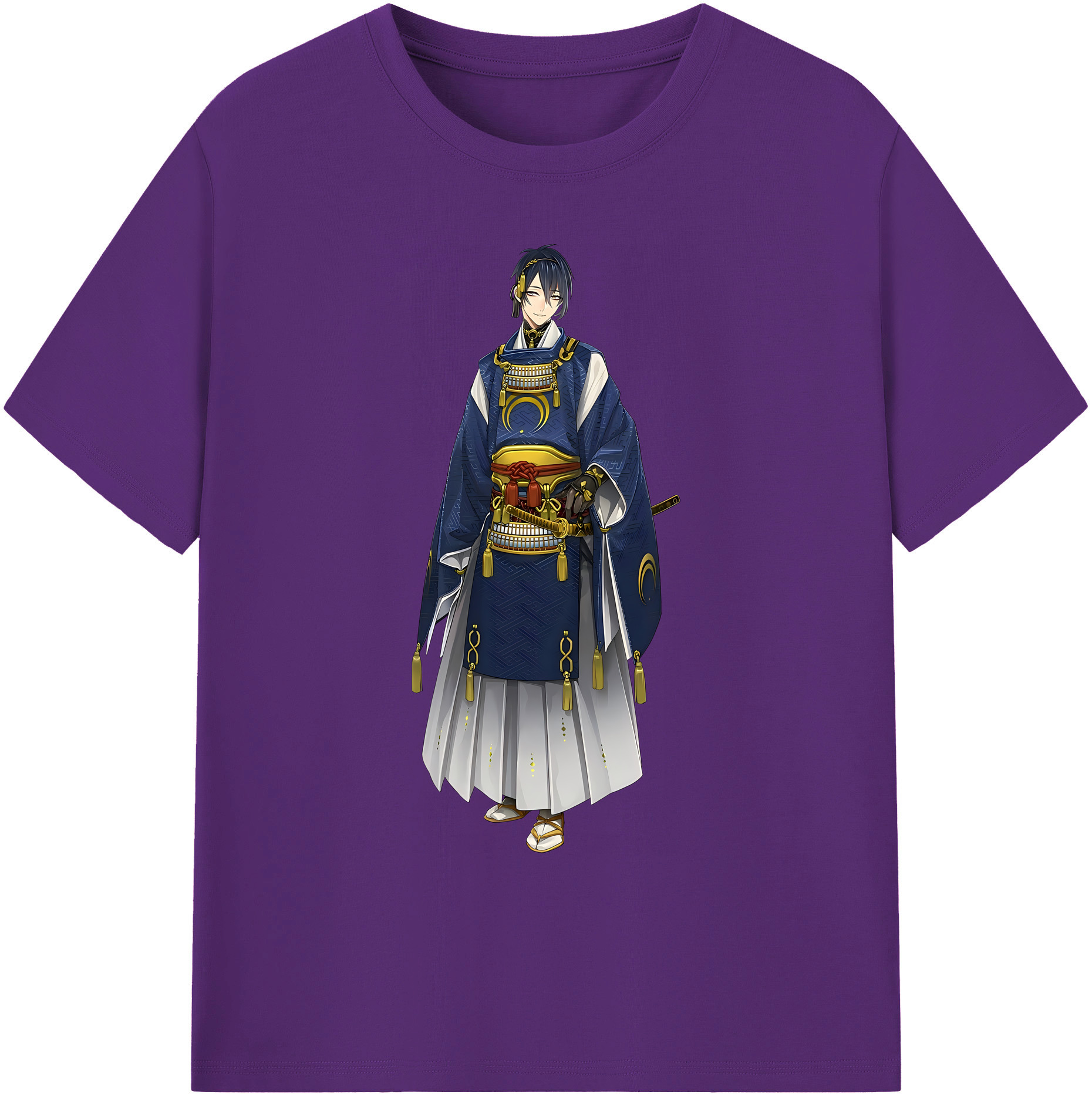 （画像用） 刀剣乱舞 Touken Ranbu 綿100％ メンズ半袖Tシャツ｜肌触りやわらか＆通気性