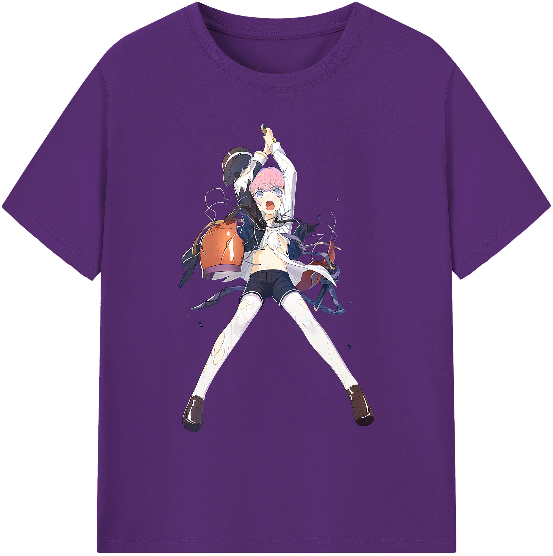 （画像用） 刀剣乱舞 Touken Ranbu 綿100％ メンズ半袖Tシャツ｜肌触りやわらか＆通気性