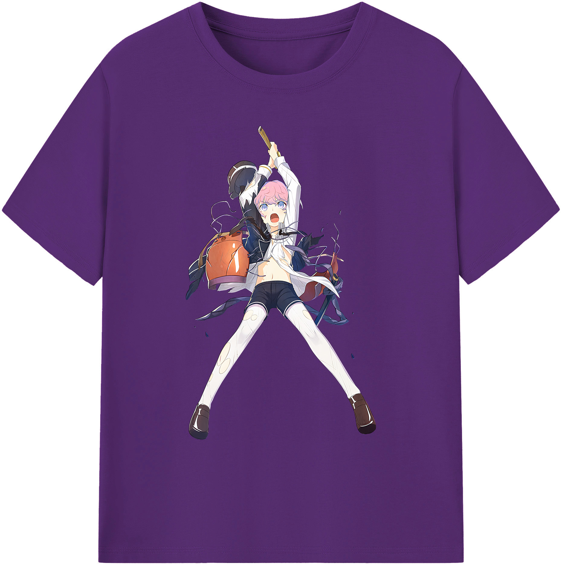 （画像用） 刀剣乱舞 Touken Ranbu 綿100％ メンズ半袖Tシャツ｜肌触りやわらか＆通気性