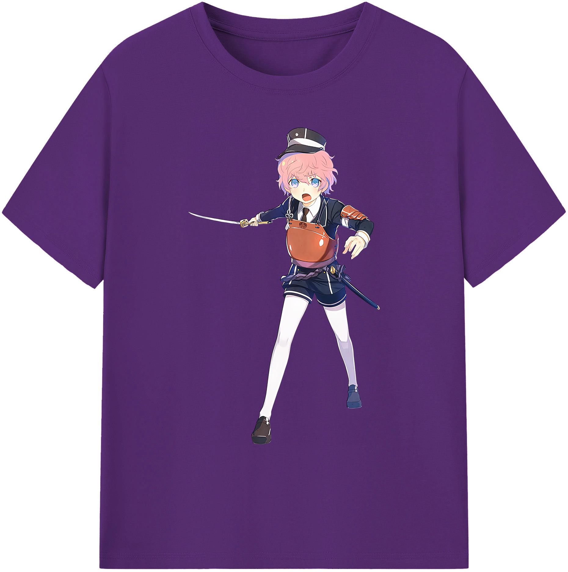 （画像用） 刀剣乱舞 Touken Ranbu 綿100％ メンズ半袖Tシャツ｜肌触りやわらか＆通気性