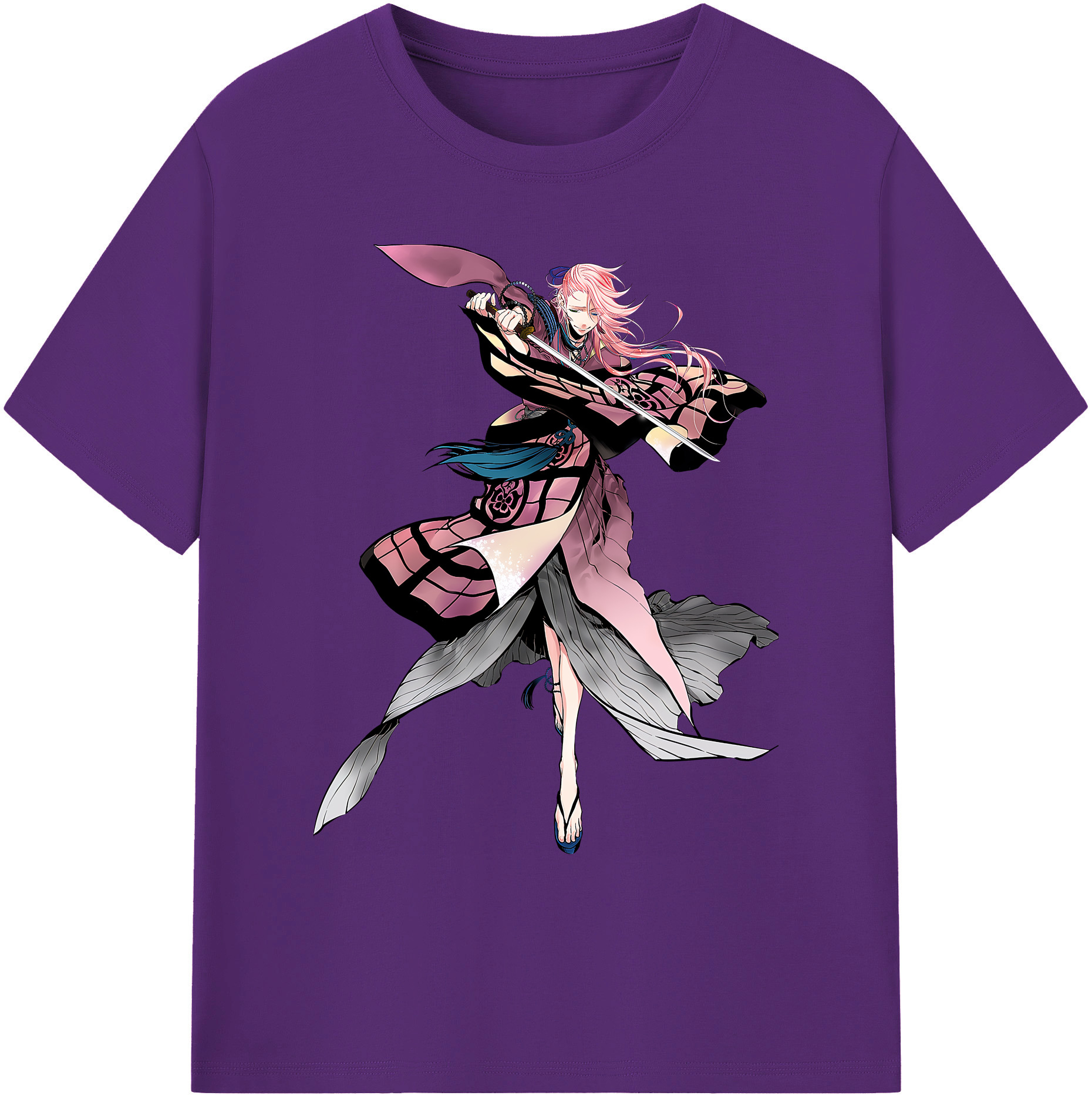 （画像用） 刀剣乱舞 Touken Ranbu 綿100％ メンズ半袖Tシャツ｜肌触りやわらか＆通気性