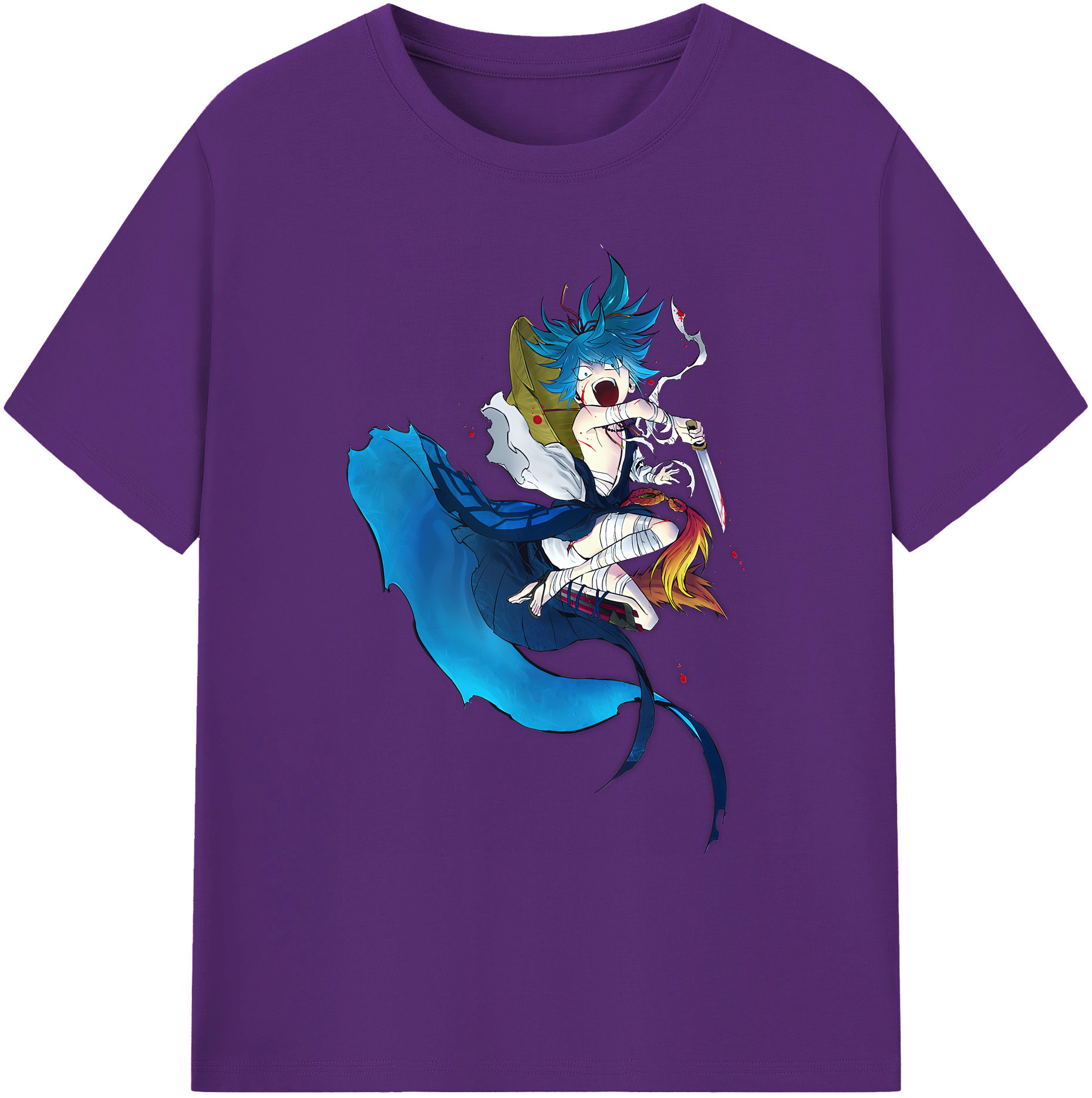 （画像用） 刀剣乱舞 Touken Ranbu 綿100％ メンズ半袖Tシャツ｜肌触りやわらか＆通気性