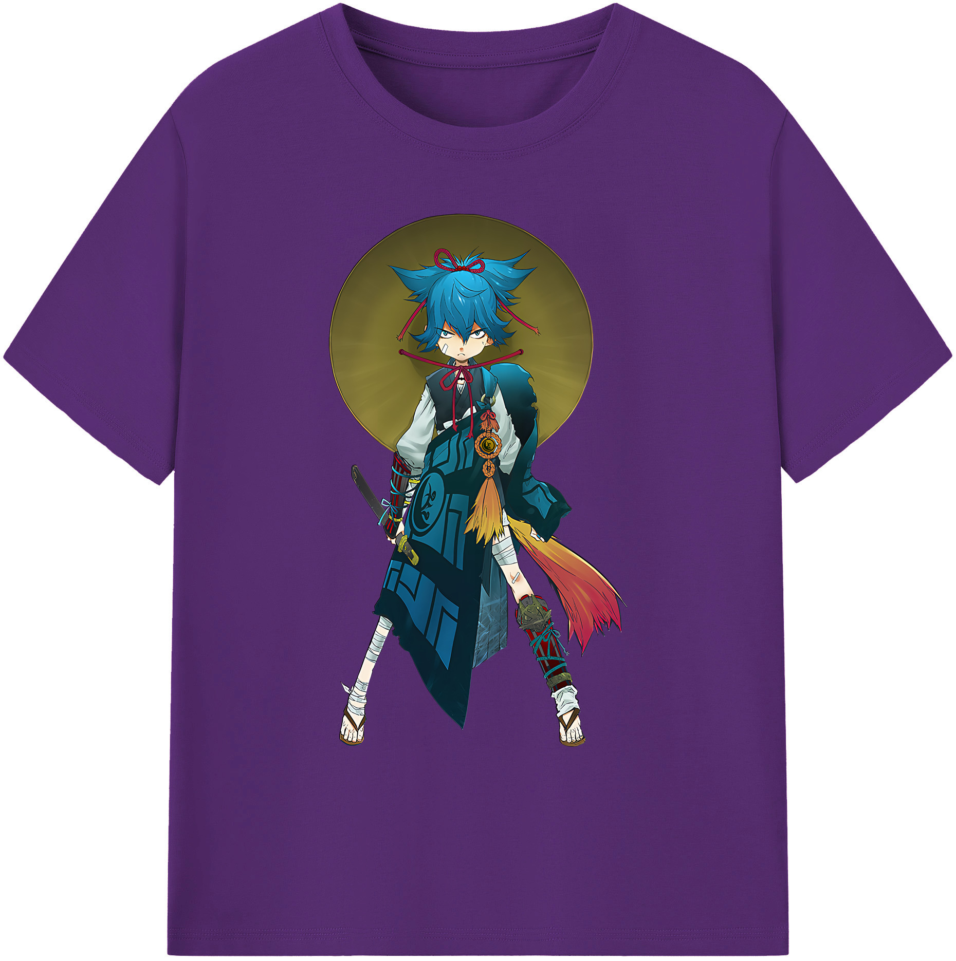 （画像用） 刀剣乱舞 Touken Ranbu 綿100％ メンズ半袖Tシャツ｜肌触りやわらか＆通気性