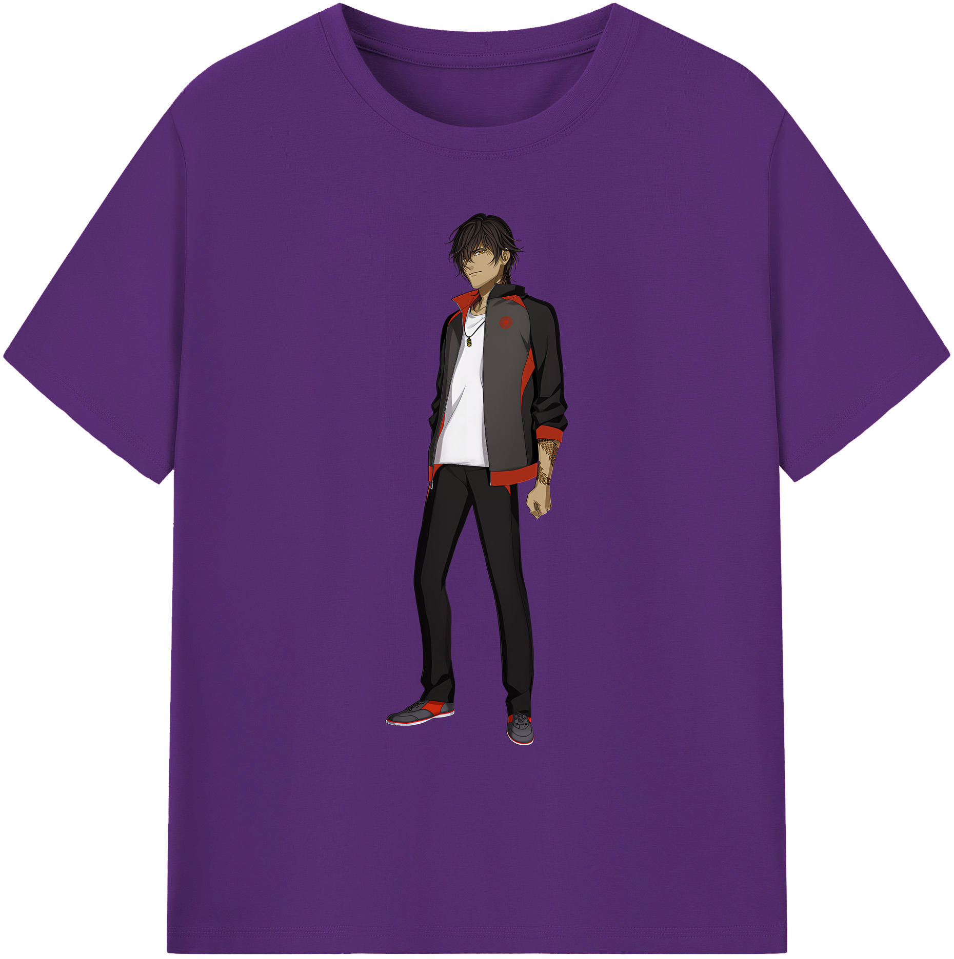 （画像用） 刀剣乱舞 Touken Ranbu 綿100％ メンズ半袖Tシャツ｜肌触りやわらか＆通気性