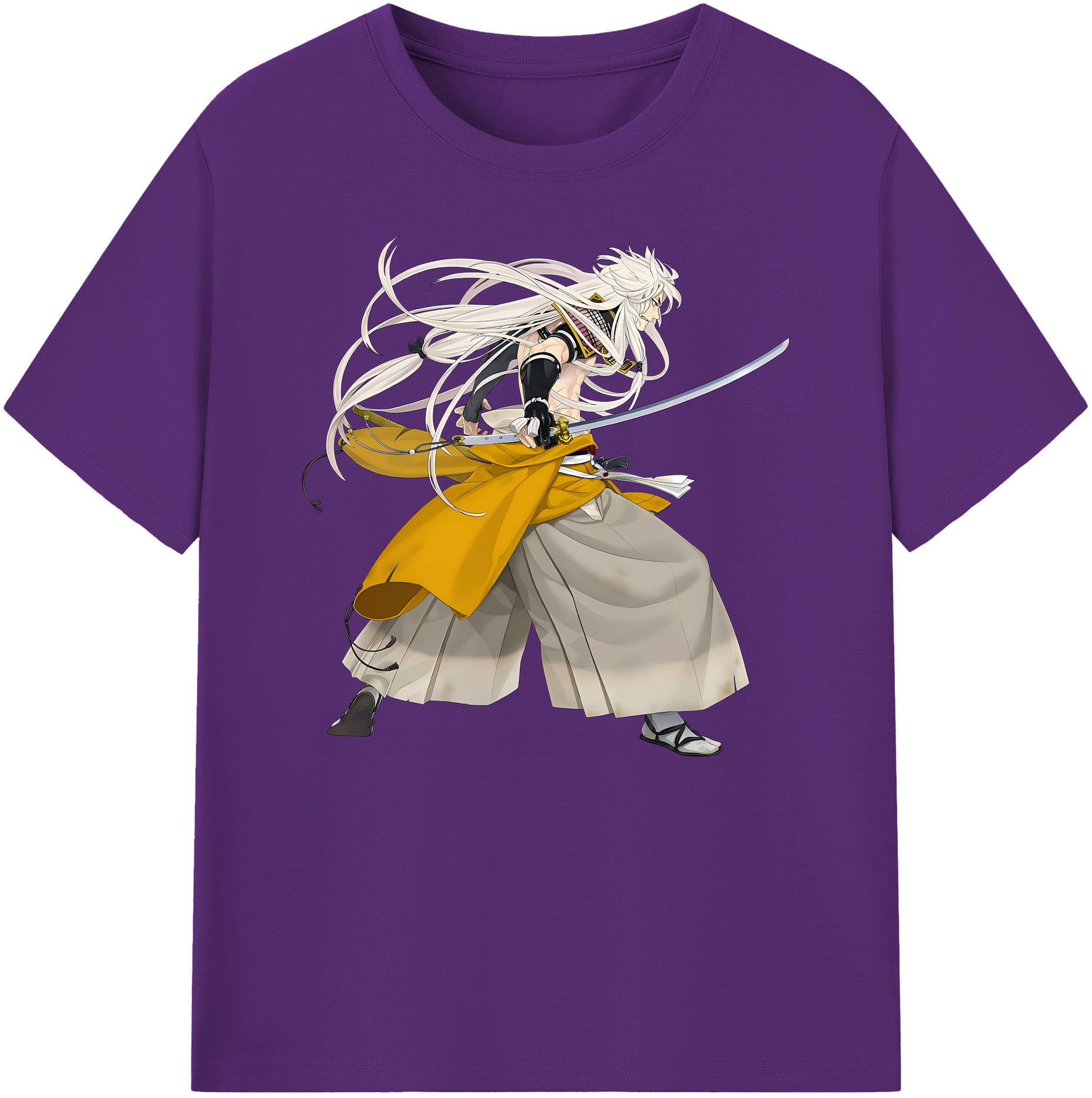 （画像用） 刀剣乱舞 Touken Ranbu 綿100％ メンズ半袖Tシャツ｜肌触りやわらか＆通気性