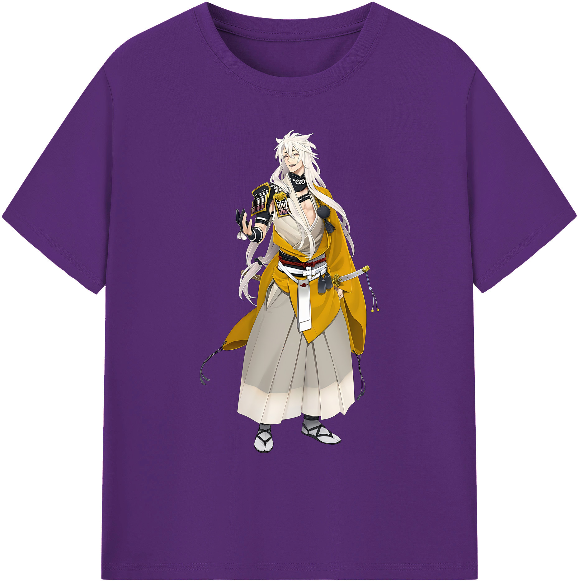 （画像用） 刀剣乱舞 Touken Ranbu 綿100％ メンズ半袖Tシャツ｜肌触りやわらか＆通気性
