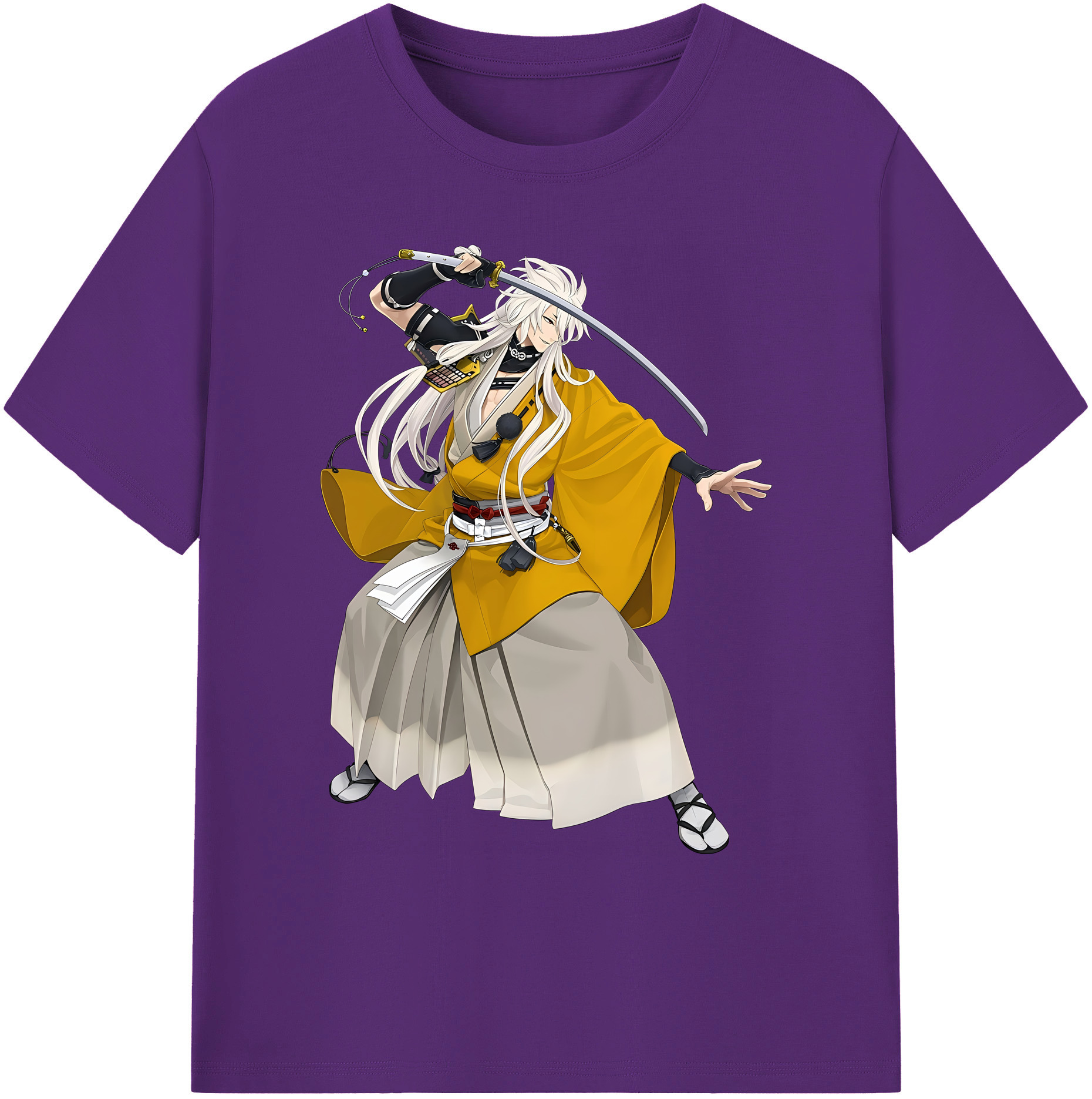（画像用） 刀剣乱舞 Touken Ranbu 綿100％ メンズ半袖Tシャツ｜肌触りやわらか＆通気性