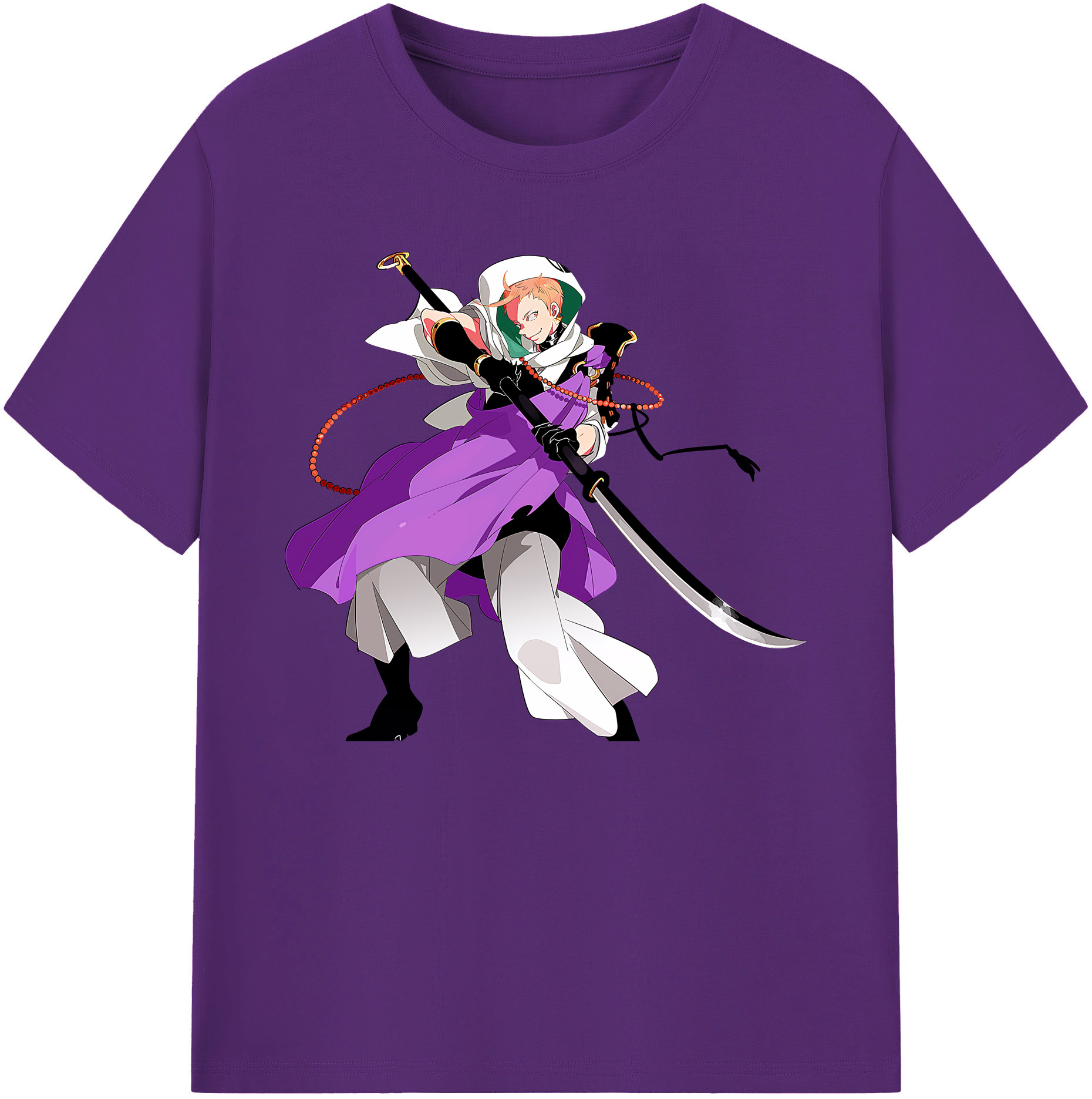 （画像用） 刀剣乱舞 Touken Ranbu 綿100％ メンズ半袖Tシャツ｜肌触りやわらか＆通気性