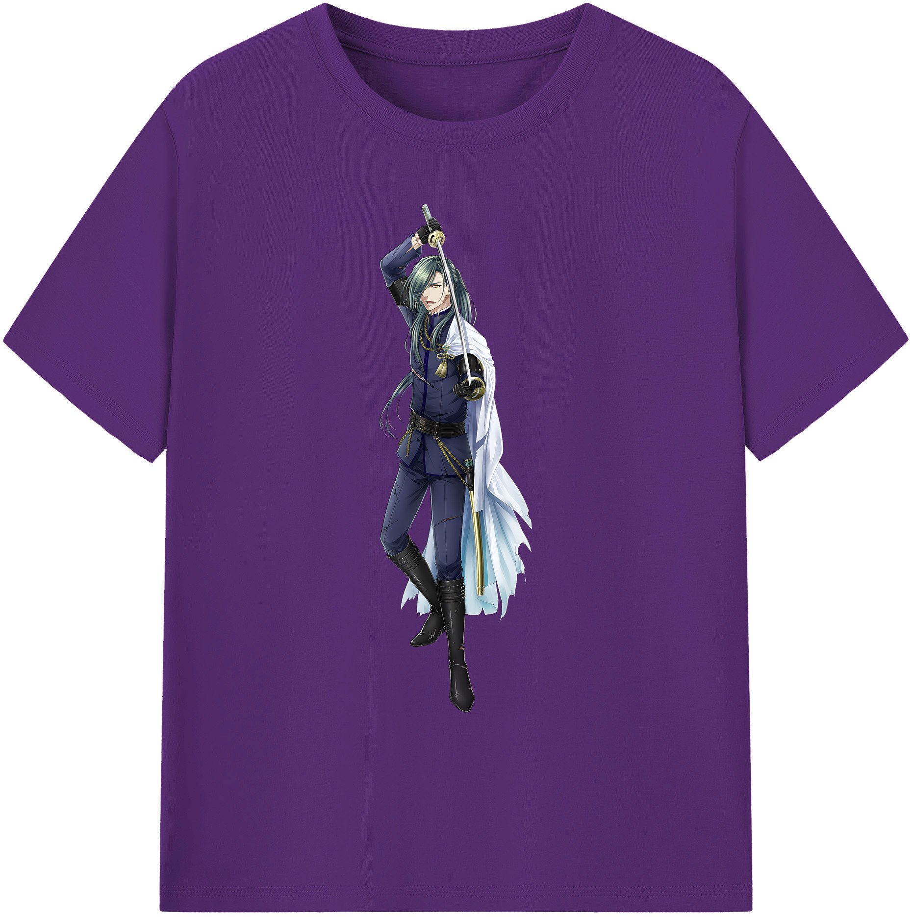 （画像用） 刀剣乱舞 Touken Ranbu 綿100％ メンズ半袖Tシャツ｜肌触りやわらか＆通気性