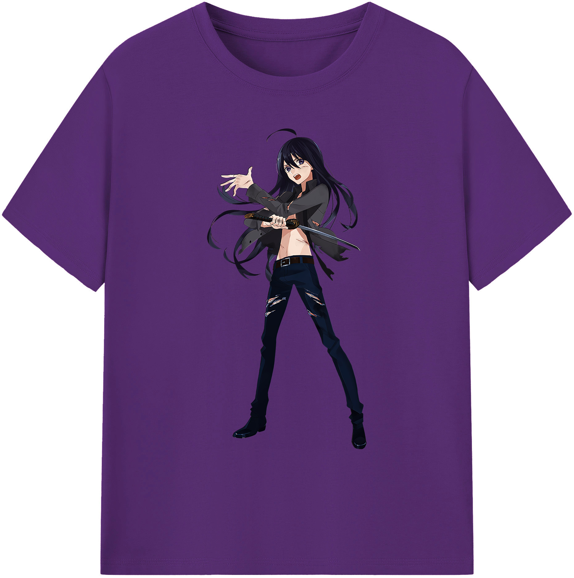 （画像用） 刀剣乱舞 Touken Ranbu 綿100％ メンズ半袖Tシャツ｜肌触りやわらか＆通気性