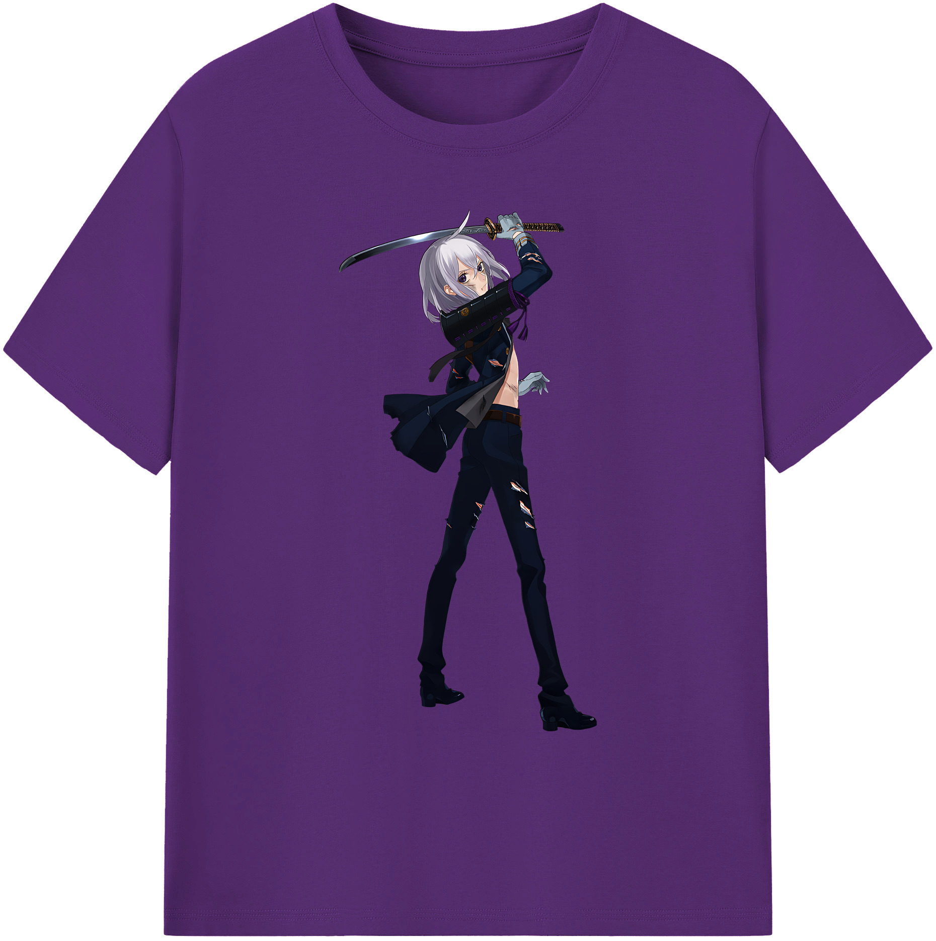 （画像用） 刀剣乱舞 Touken Ranbu 綿100％ メンズ半袖Tシャツ｜肌触りやわらか＆通気性